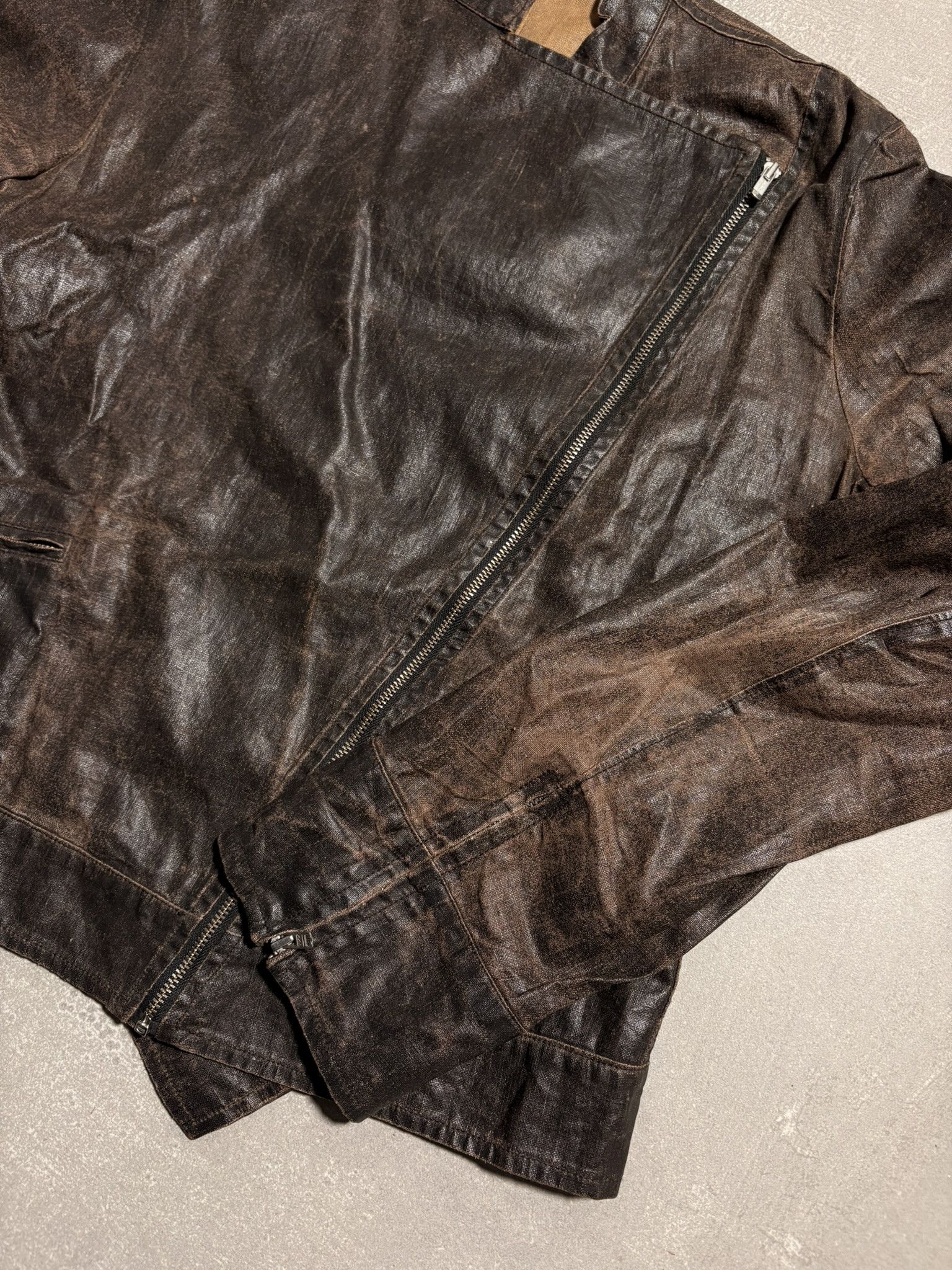 C.P. Company C.P. Company Waxed Linen Motorcycle Jacket Massimo Osti 80s Size US S / EU 44-46 / 1 - 3 Thumbnail