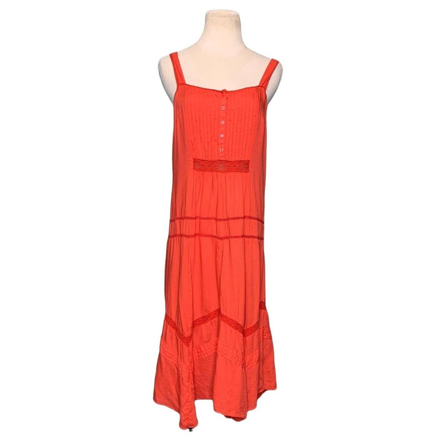 Old Navy Old Navy orange sleeveless boho midi dress size XS Size XS / US 0-2 / IT 36-38 - 1 Thumbnail