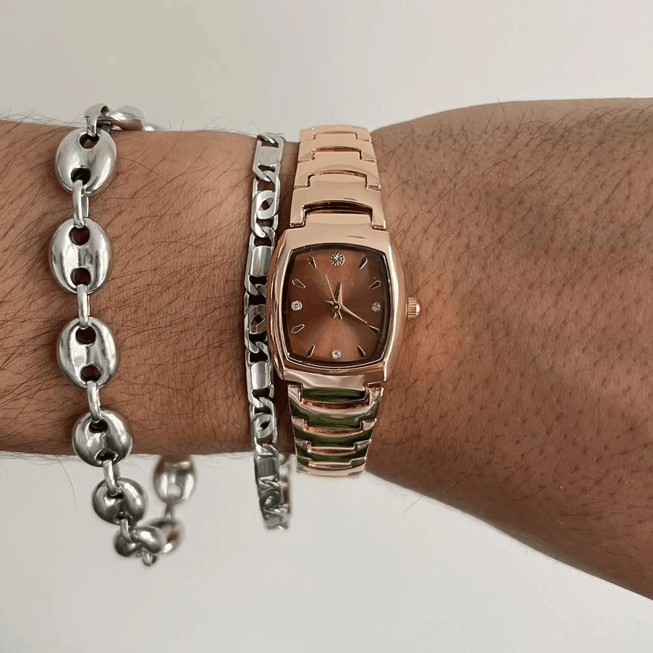 Jewelry 2000 vintage style stainless steel quartz oruss luxury watch Size ONE SIZE - 5 Thumbnail