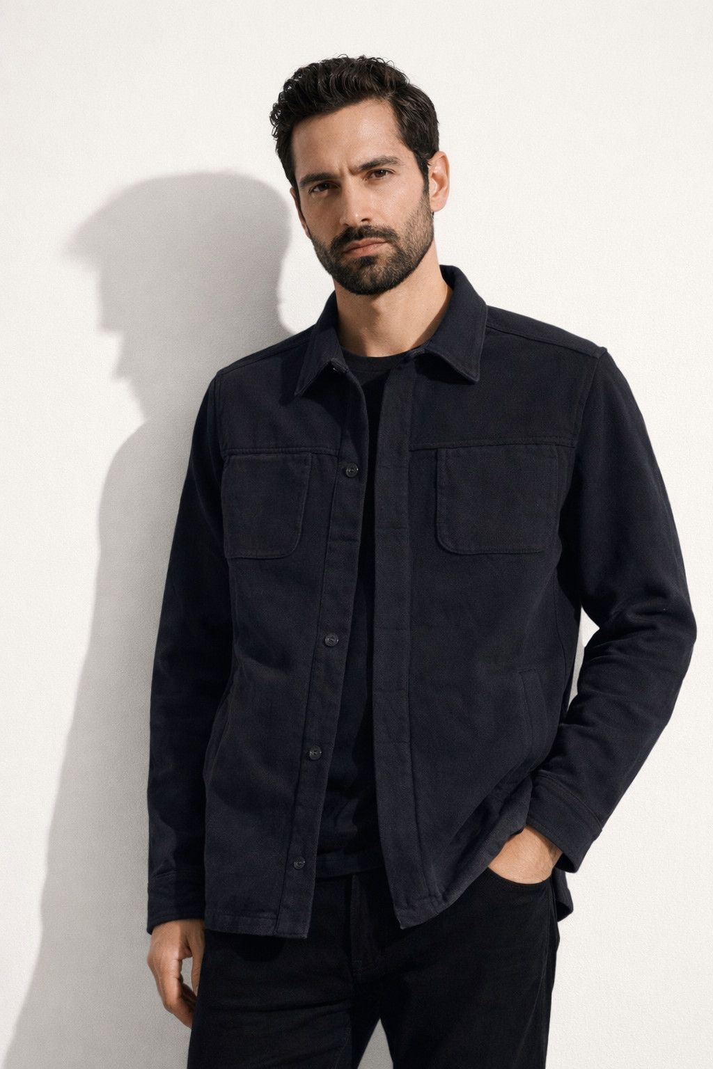 John Varvatos John Varvatos overshirt heavyweight cotton-FASHIONELLA Size US M / EU 48-50 / 2 - 1 Thumbnail