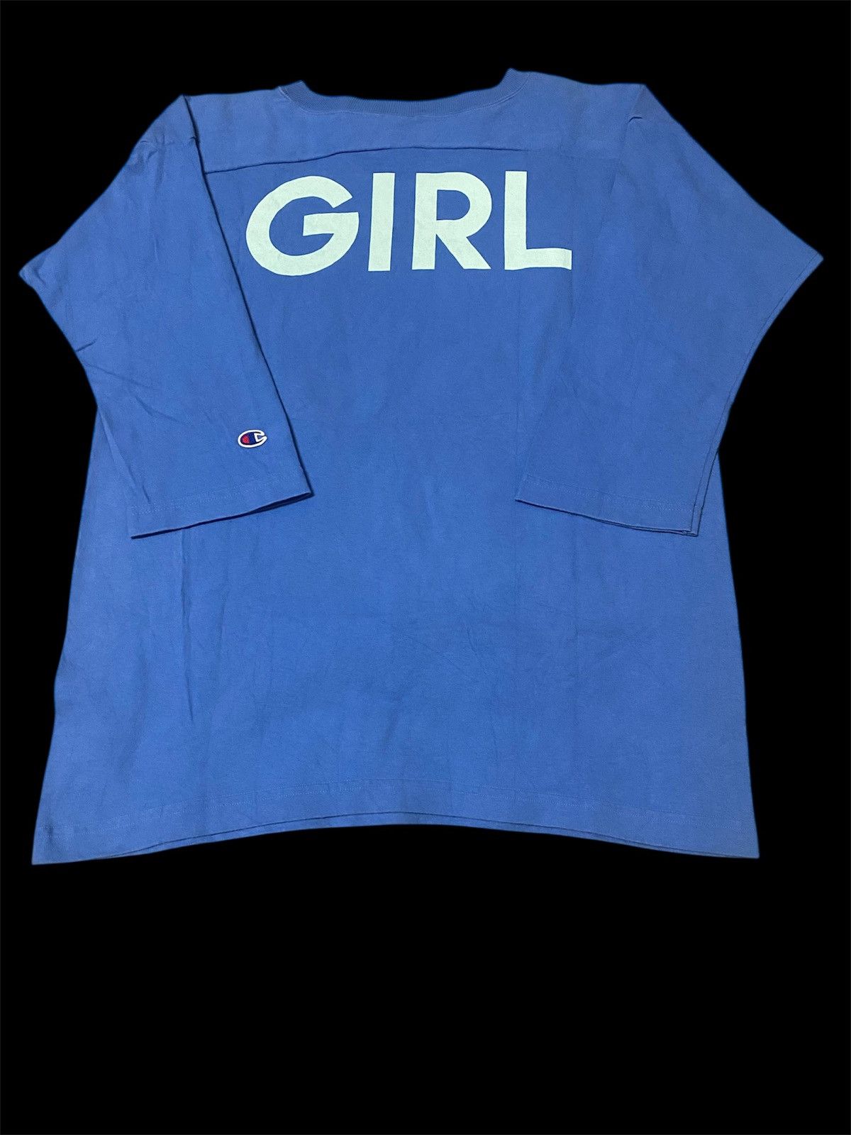Champion Vintage Champion X X-Girl Spellout Big Logo 3 Quarter Shirt Size US M / EU 48-50 / 2 - 1 Thumbnail
