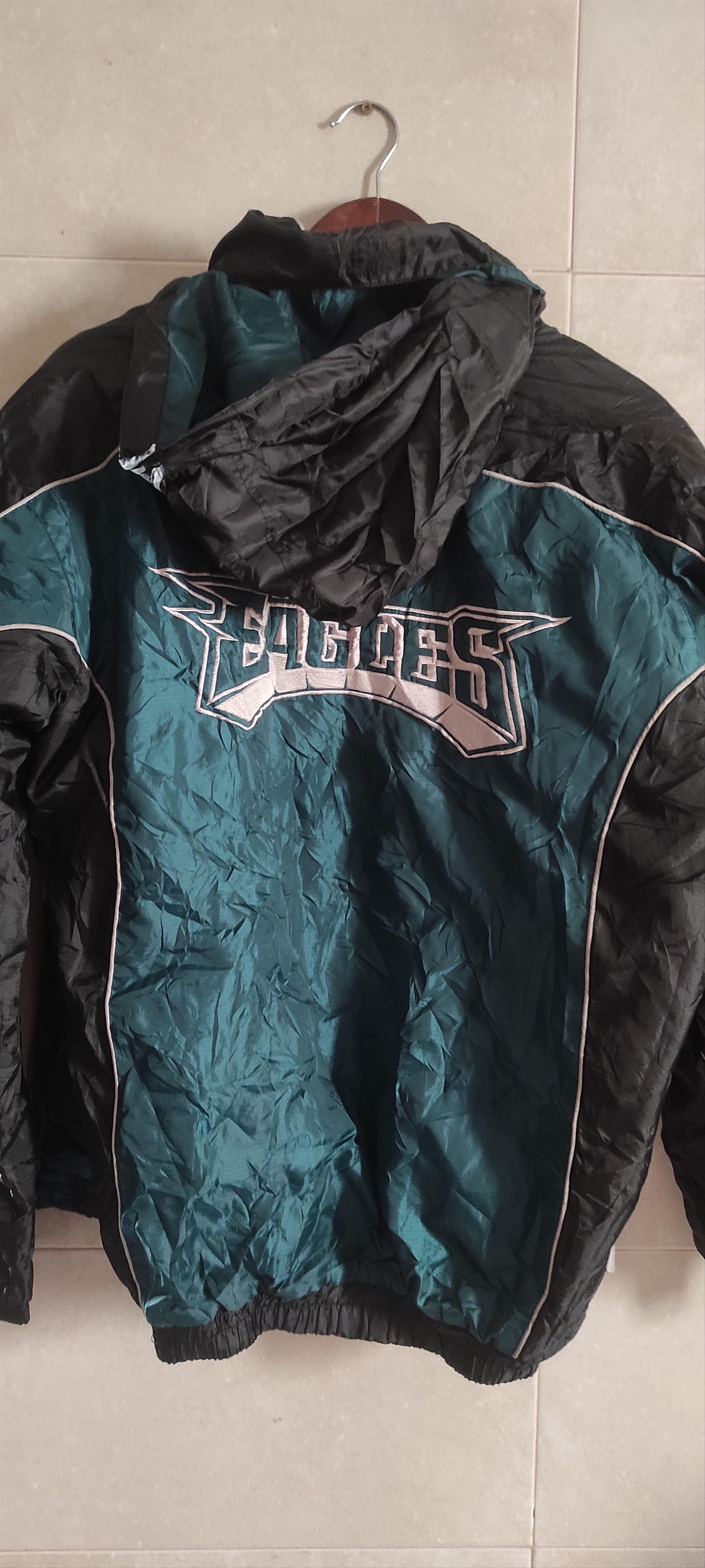 NFL × Vintage Vintage 90s Philadelphia Eagles NFL Full Zip Puffer Jacket Size US M / EU 48-50 / 2 - 6 Thumbnail