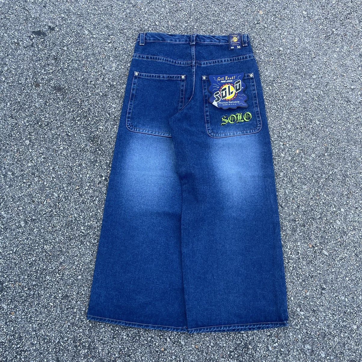 Image of Jnco x Southpole Navy Solo Jeans, Men's (Size 36)