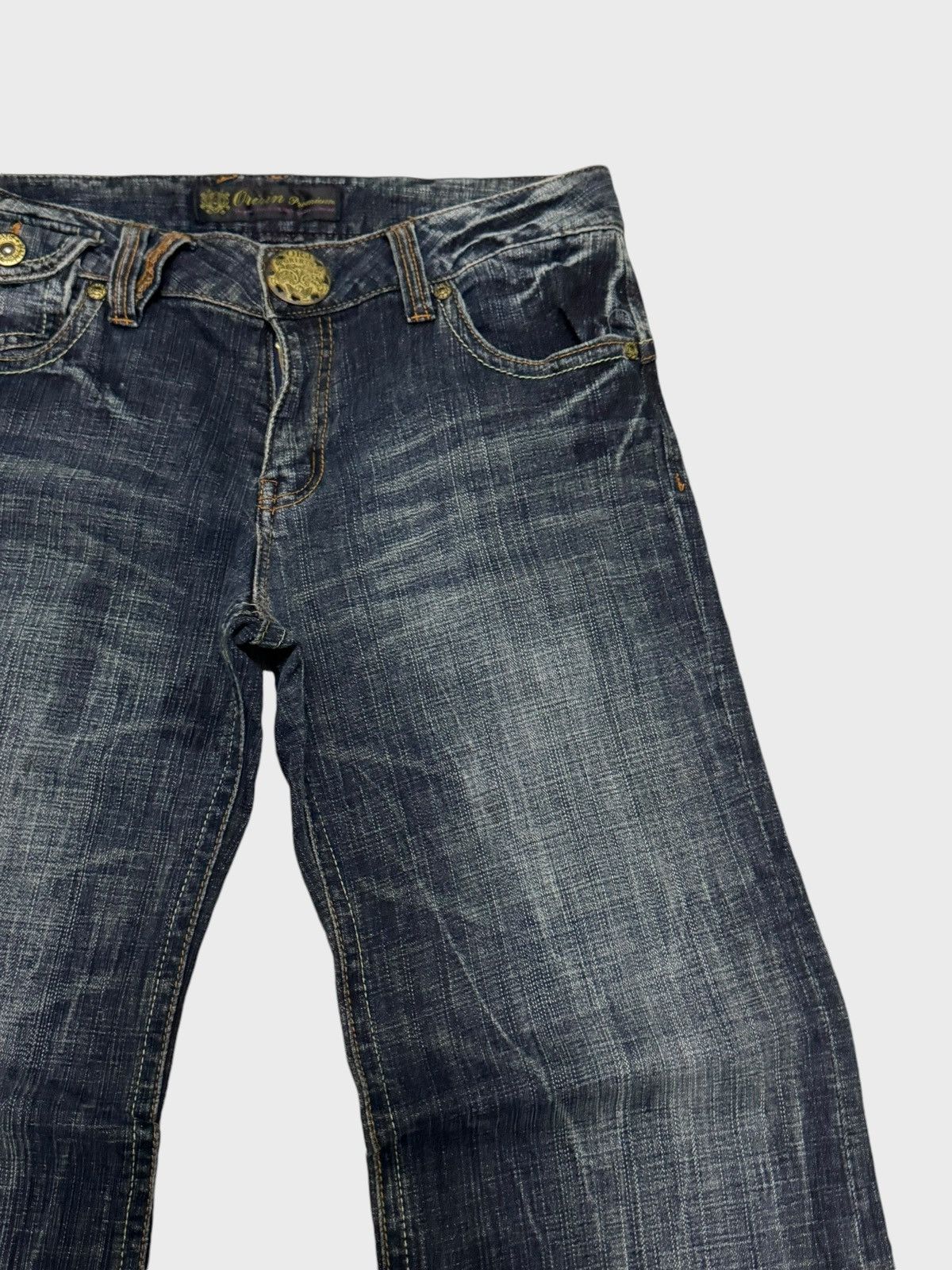 Hysteric Glamour × Le Grande Bleu (L.G.B.) × Vintage FLARE ORIRIN DENIM EMBROIDERY BOOT CUT DENIM Size US 31 - 5 Thumbnail
