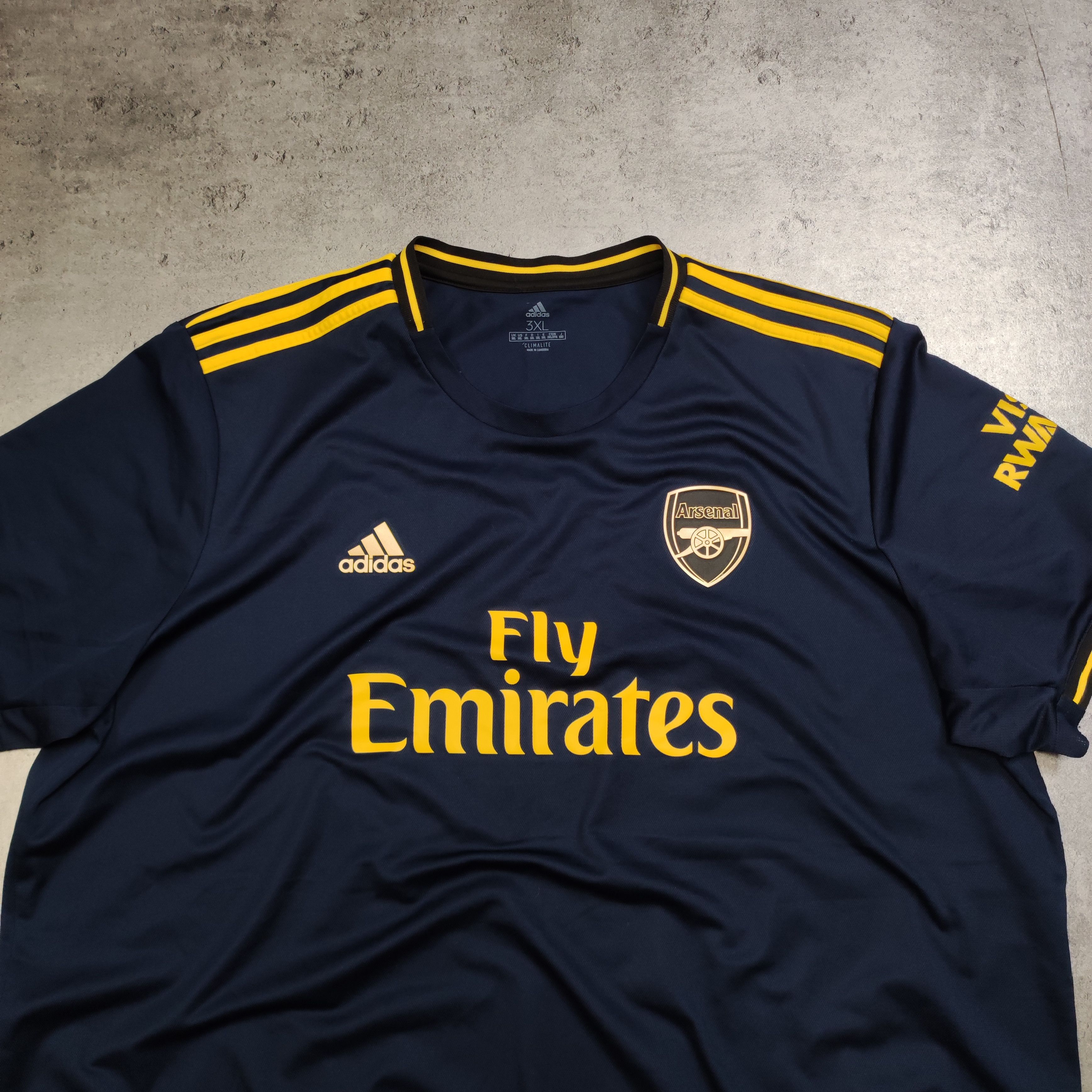 Adidas RARE Arsenal London 2020 Third Football Soccer Jersey Size US XXL / EU 58 / 5 - 3 Thumbnail