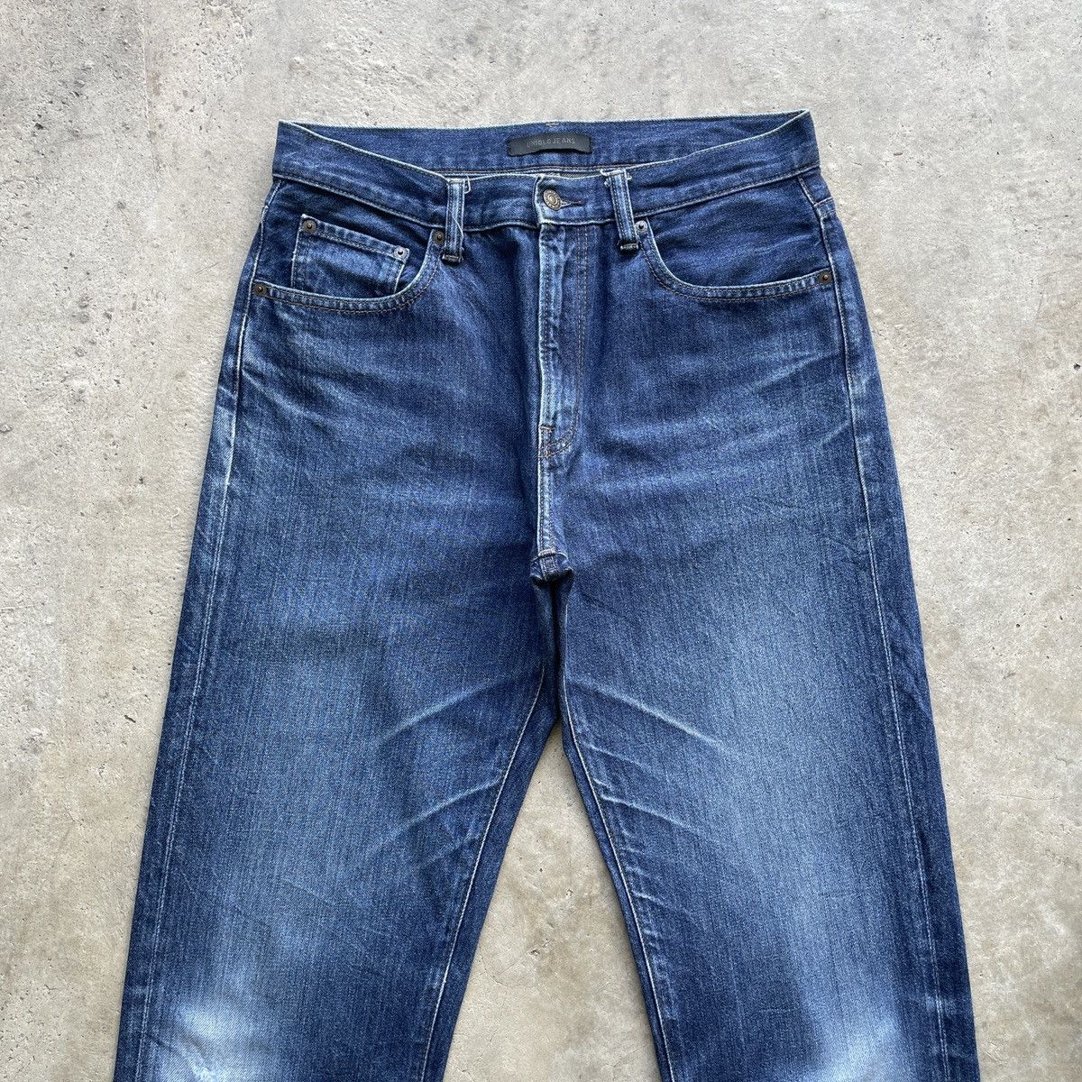 Japanese Brand W31x29.5💥 Vintage Japanese Brand Faded Jeans Denim Pants Size US 31 - 3 Thumbnail