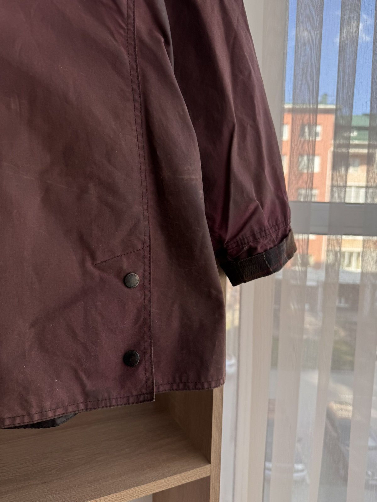 Barbour × Vintage Vintage Barbour Tartan Classic W’ Beadnell Wax Jacket Size XXL / US 16-18 / IT 52-54 - 14 Thumbnail