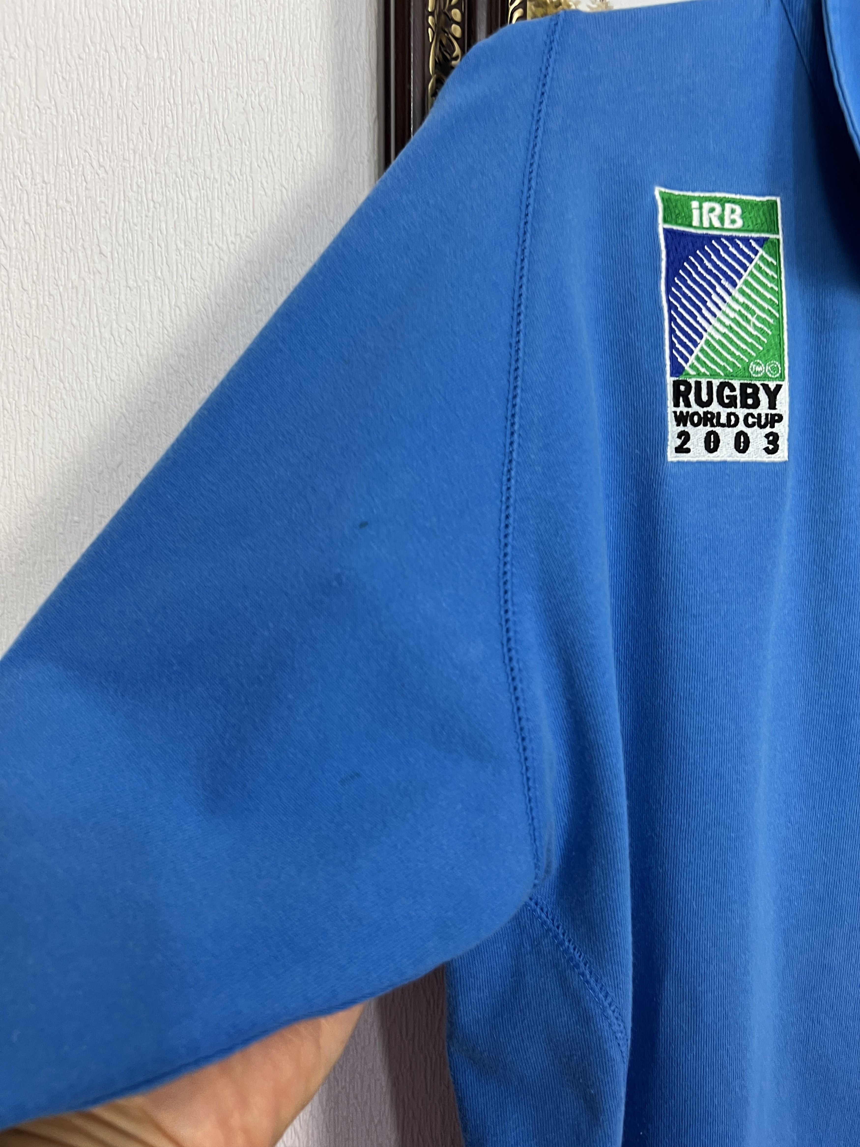 Kappa Italy Rugby World Cup Long Sleeve Jersey Shirt Trikot Size US L / EU 52-54 / 3 - 4 Thumbnail