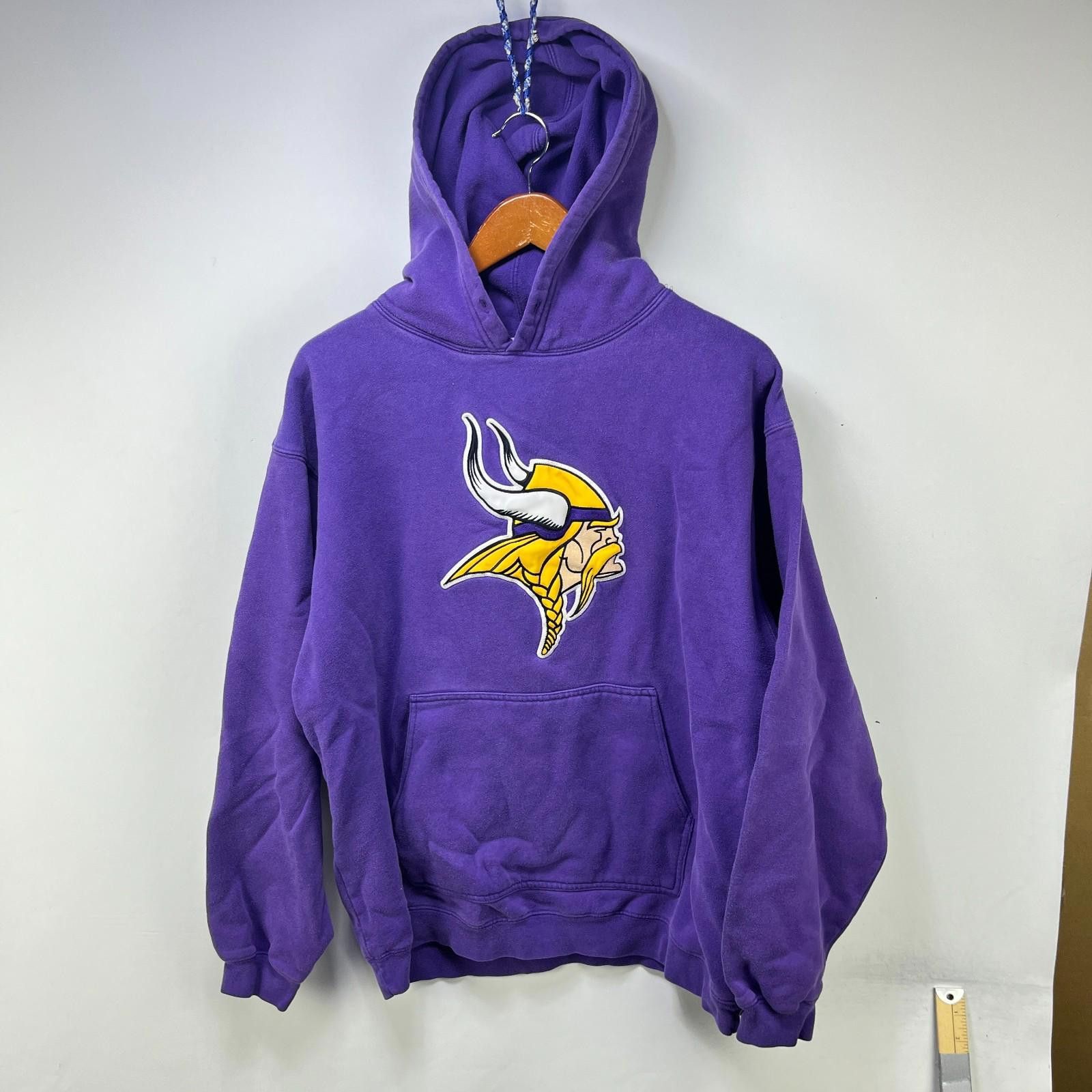 Reebok Vintage Minnesota Vikings Y2K Hoodie Large Size ONE SIZE - 1 Thumbnail