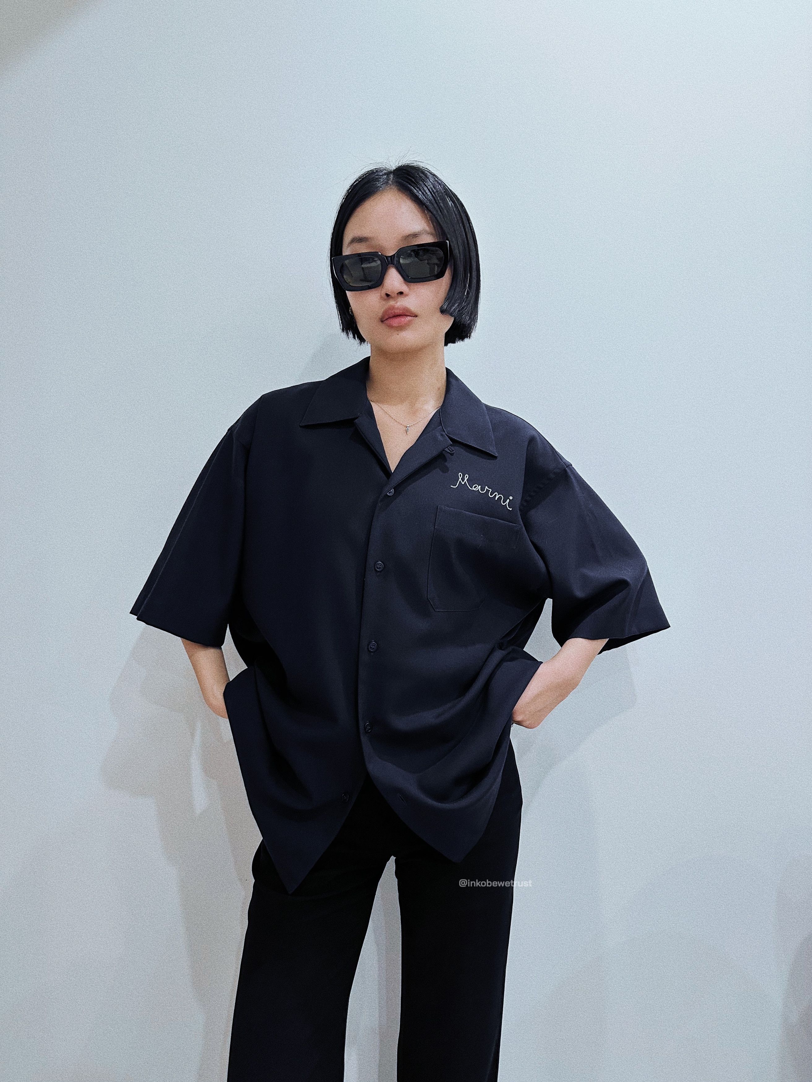 Marni Logo Embroidery Bowling Shirt (Japan Exclusive) Size US M / EU 48-50 / 2 - 5 Thumbnail