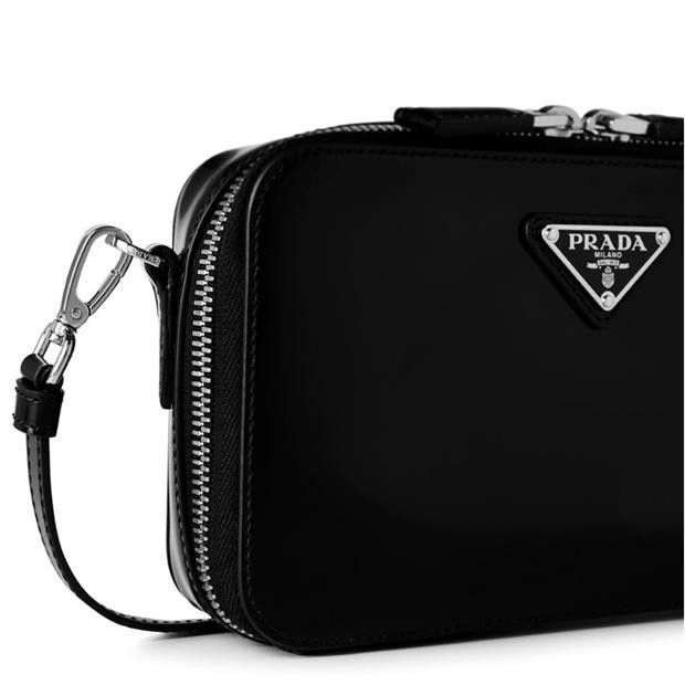 Prada PRADA Bique Brushed Leather Bag Size ONE SIZE - 4 Thumbnail
