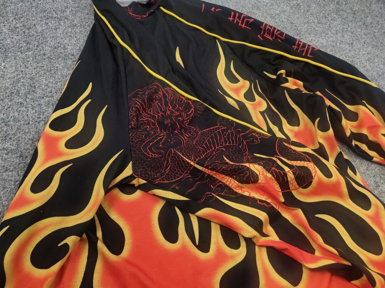 Jaded London Jaded London Fire Logo dragon Long sleeve Oversized Y2K Size S / US 4 / IT 40 - 11 Thumbnail