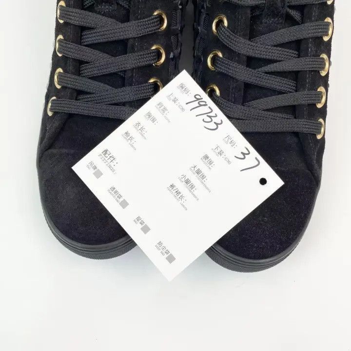Other Louis Vuitton Black Suede Studded Sneakers -2508 Size US 7.5 / EU 40-41 - 8 Thumbnail