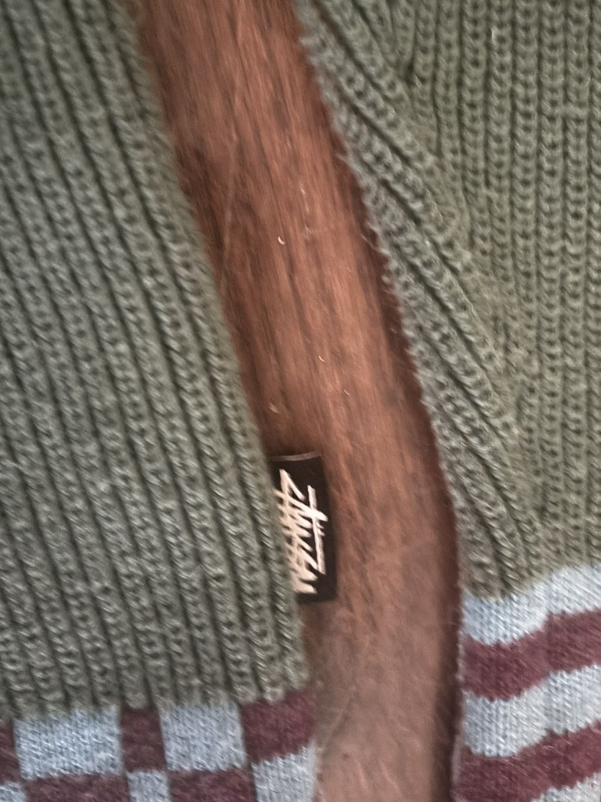 Stussy Stussy Checker Trim Sweater Size US M / EU 48-50 / 2 - 3 Thumbnail