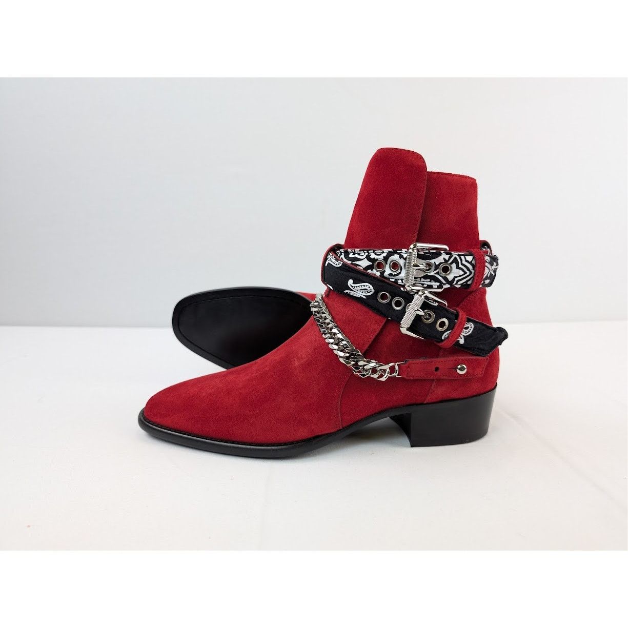 Amiri o1rshd1 Q:2 / Bandana Boots in Merlot Size US 9 / EU 42 - 14 Thumbnail