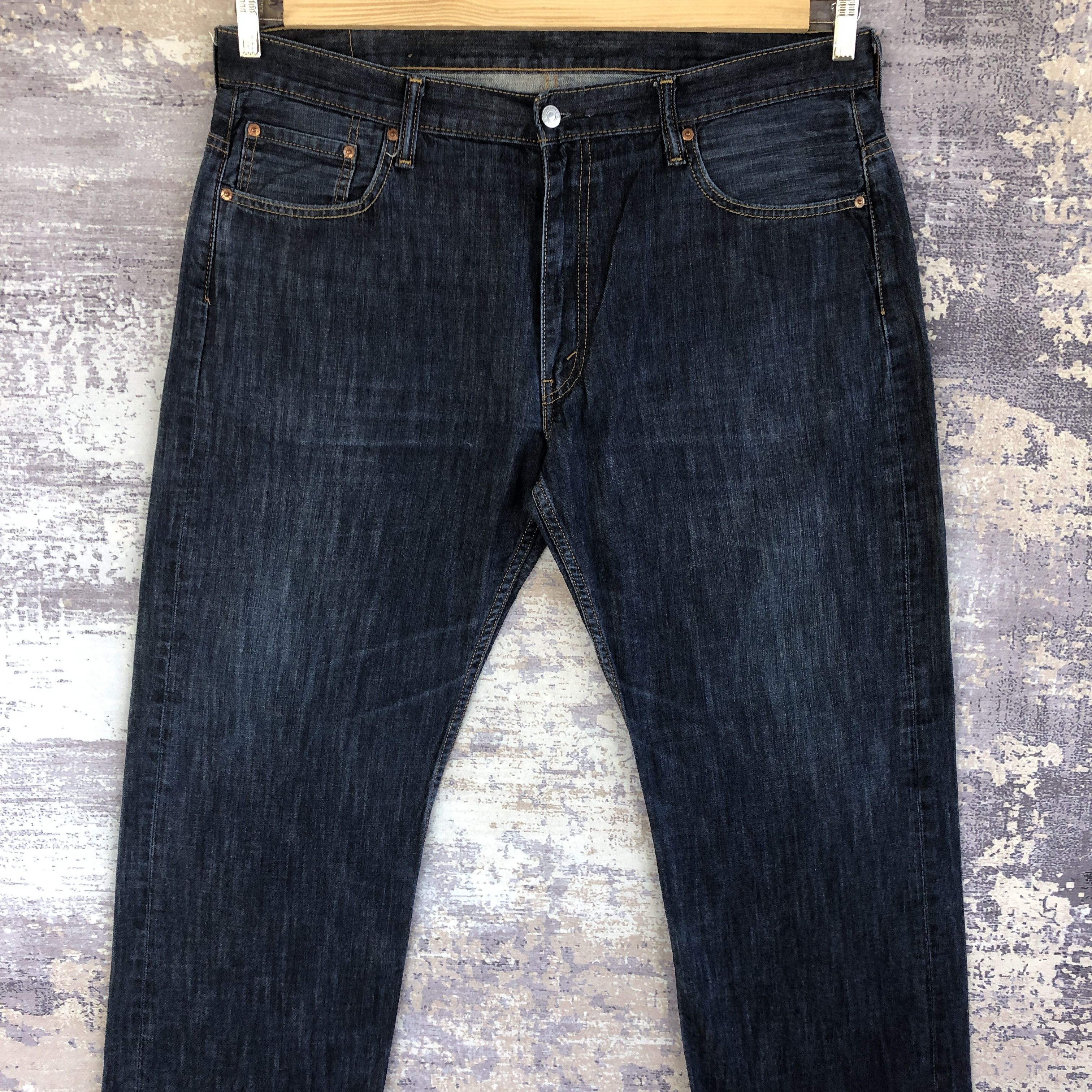 Levi's Vintage Levis Baggy Jeans Indigo Levi's 569 Faded Denim Size US 38 / EU 54 - 3 Thumbnail