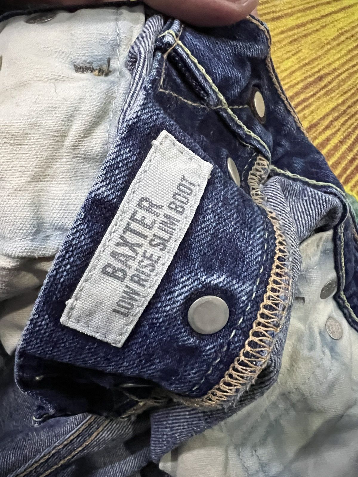 Abercrombie & Fitch × If Six Was Nine × Seditionaries ABERCROMBIE & FITCH FLARE PAINTER DENIM RARE Size US 33 - 18 Thumbnail