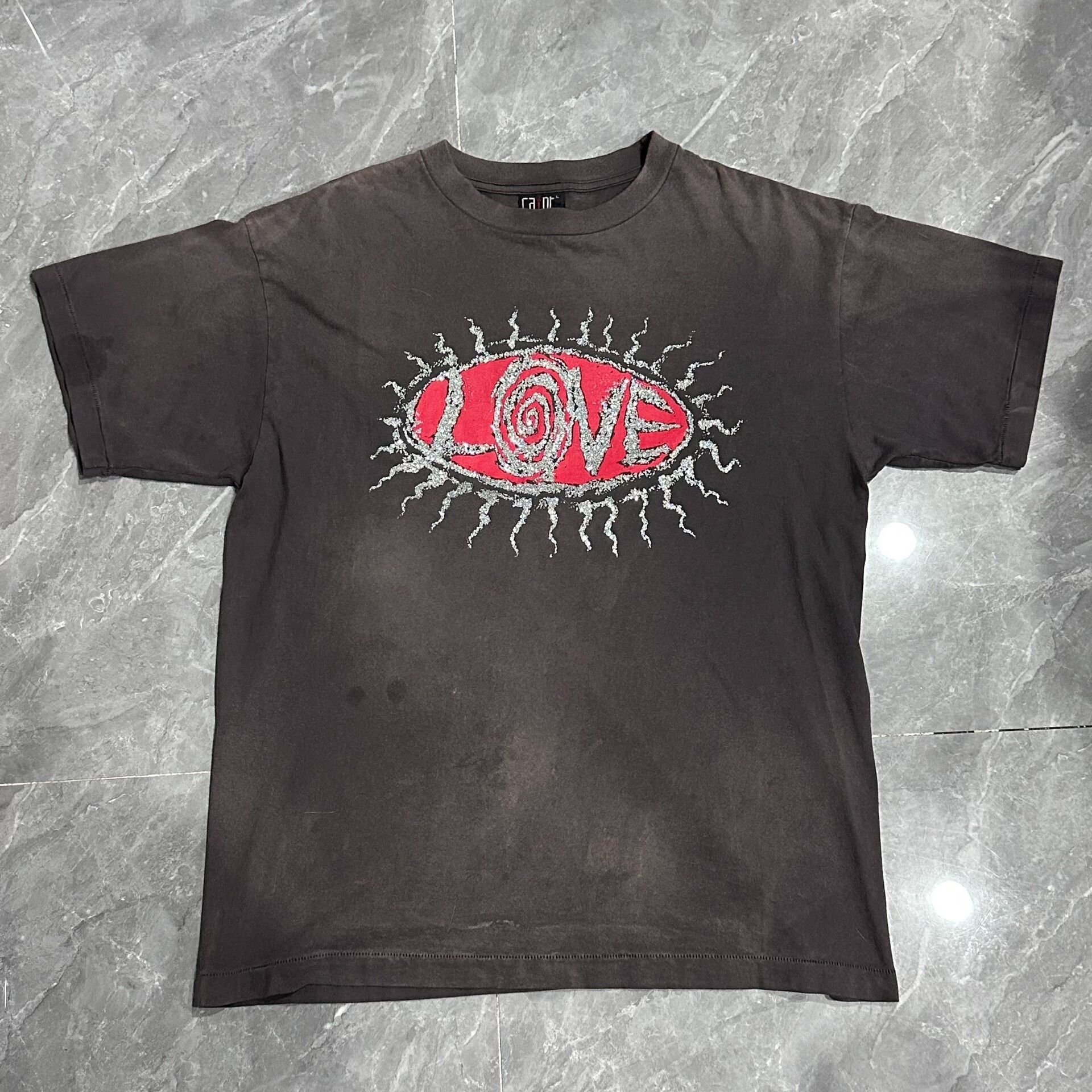 Saint Michael Saint Michael Heart Apple T-shirt | Grailed