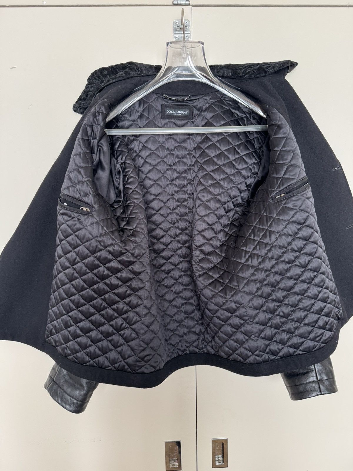 Dolce & Gabbana Dolce Gabbana Bomber with leather sleeves Size US M / EU 48-50 / 2 - 4 Thumbnail