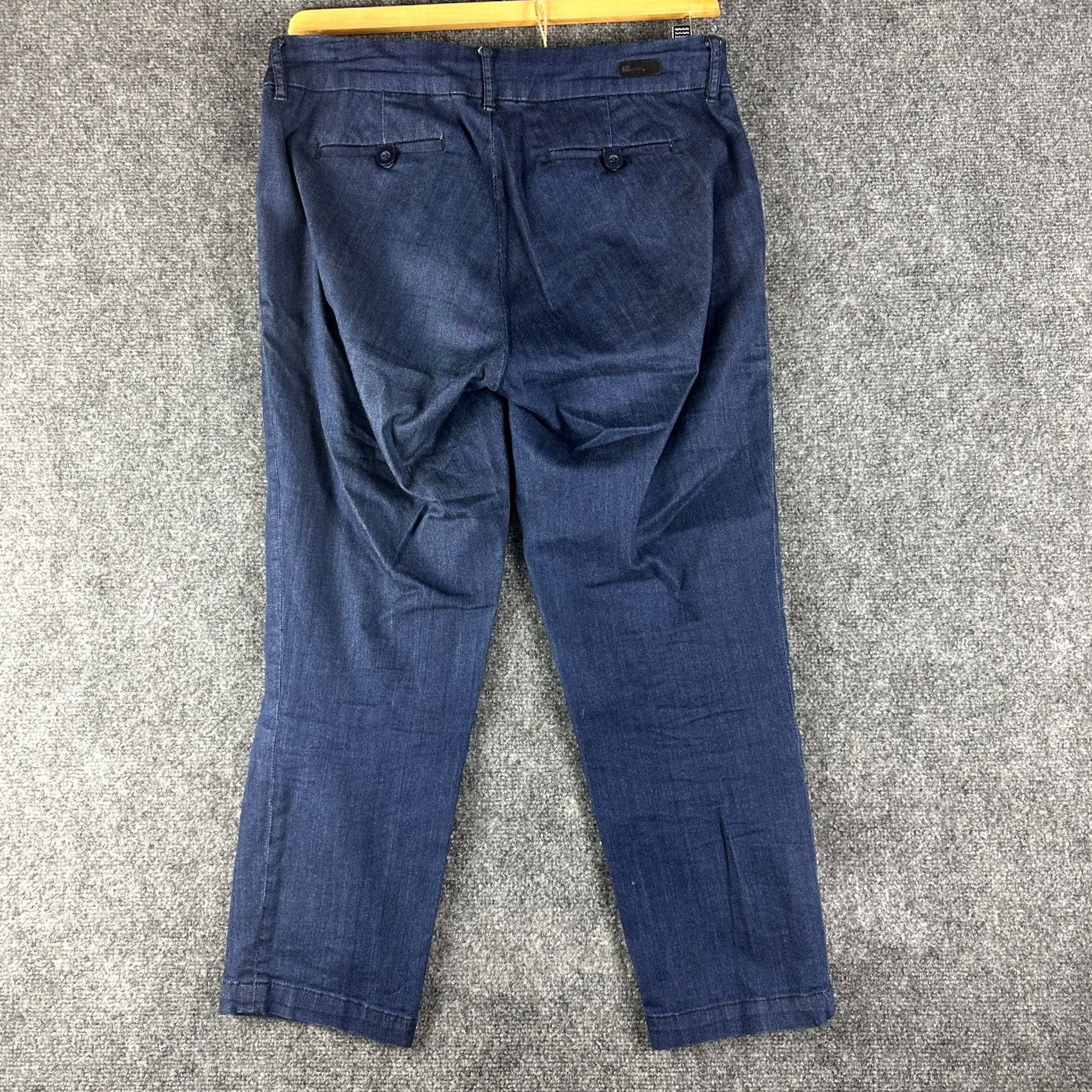Vintage KUT from the Kloth Jeans Womens 8 Taylor Crop Trouser Cotton Stretch Pockets Size 30" / US 8 / IT 44 - 7 Thumbnail