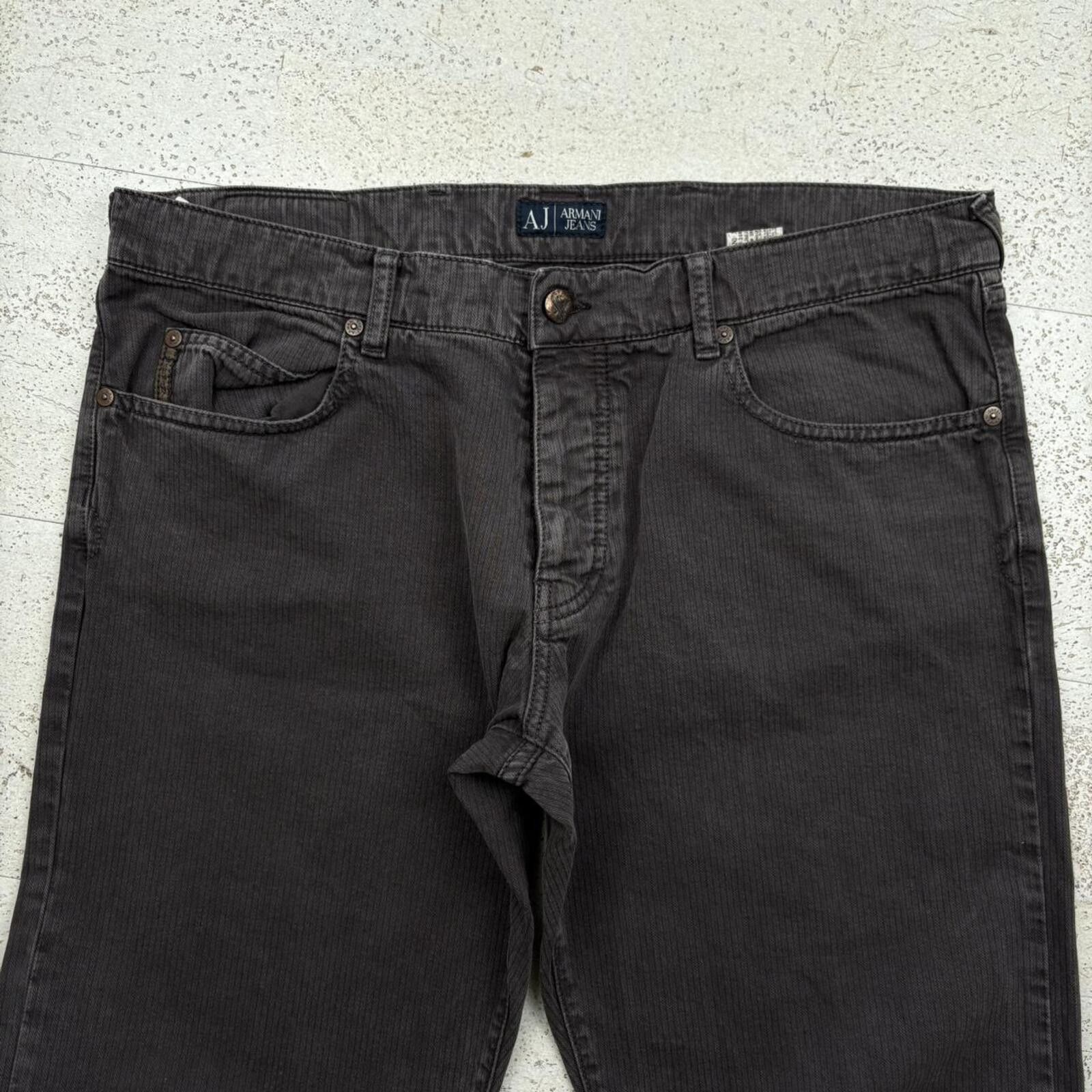 Emporio Armani Armani Jeans Pinstripe Denim (36”) Size US 36 / EU 52 - 5 Thumbnail