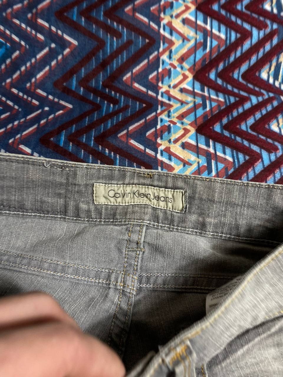 Calvin Klein × Vintage Calvin Klein Slim Skinny Denim Jeans Size 25" / US 0 / IT 36 - 2 Thumbnail