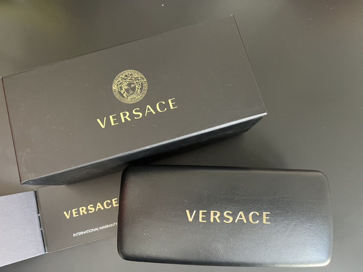 Versace Versace black round sunglasses Size ONE SIZE - 3 Thumbnail