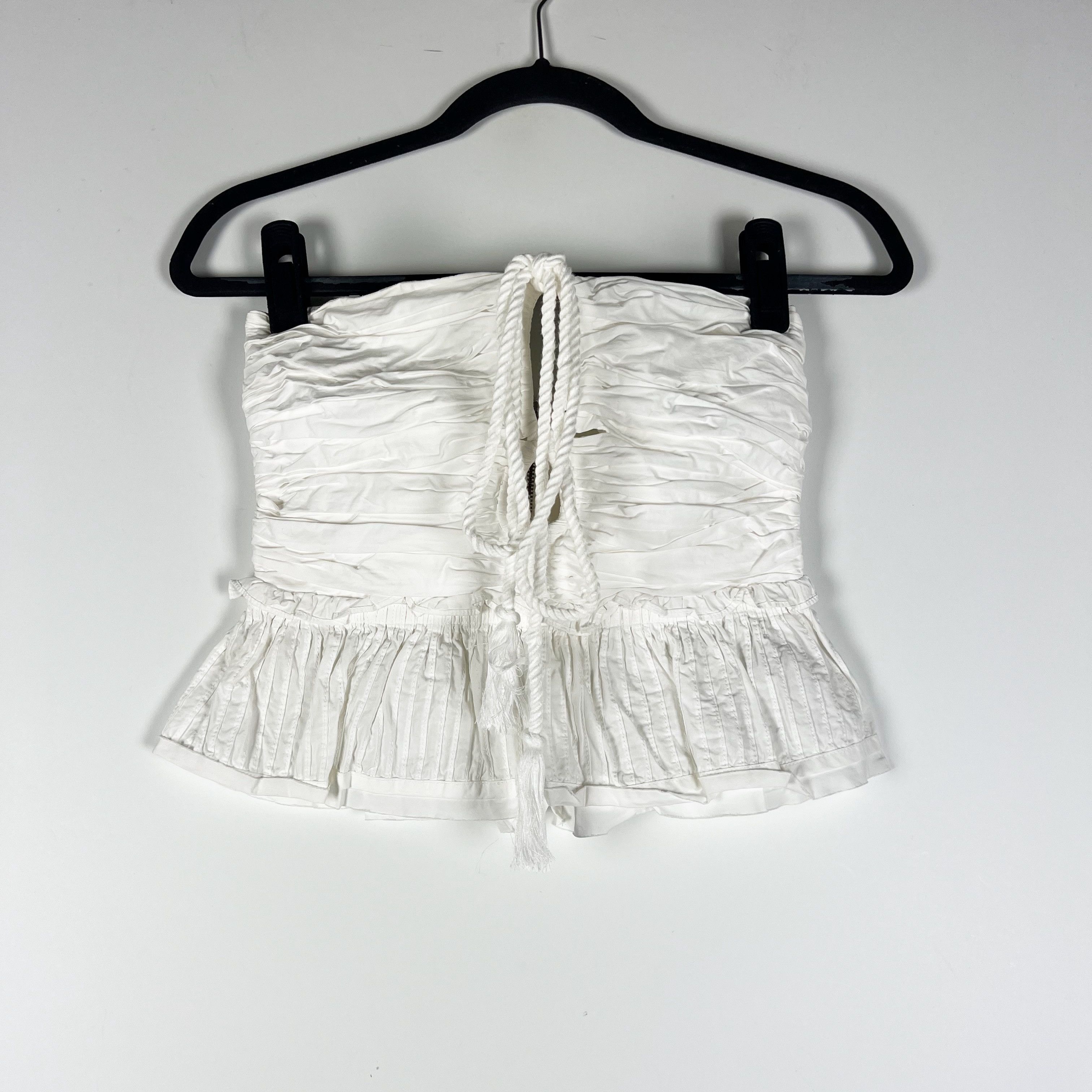 Ulla Johnson Ulla Johnson Adaleigh Cotton Ruched Ruffe Size XS / US 0-2 / IT 36-38 - 1 Thumbnail