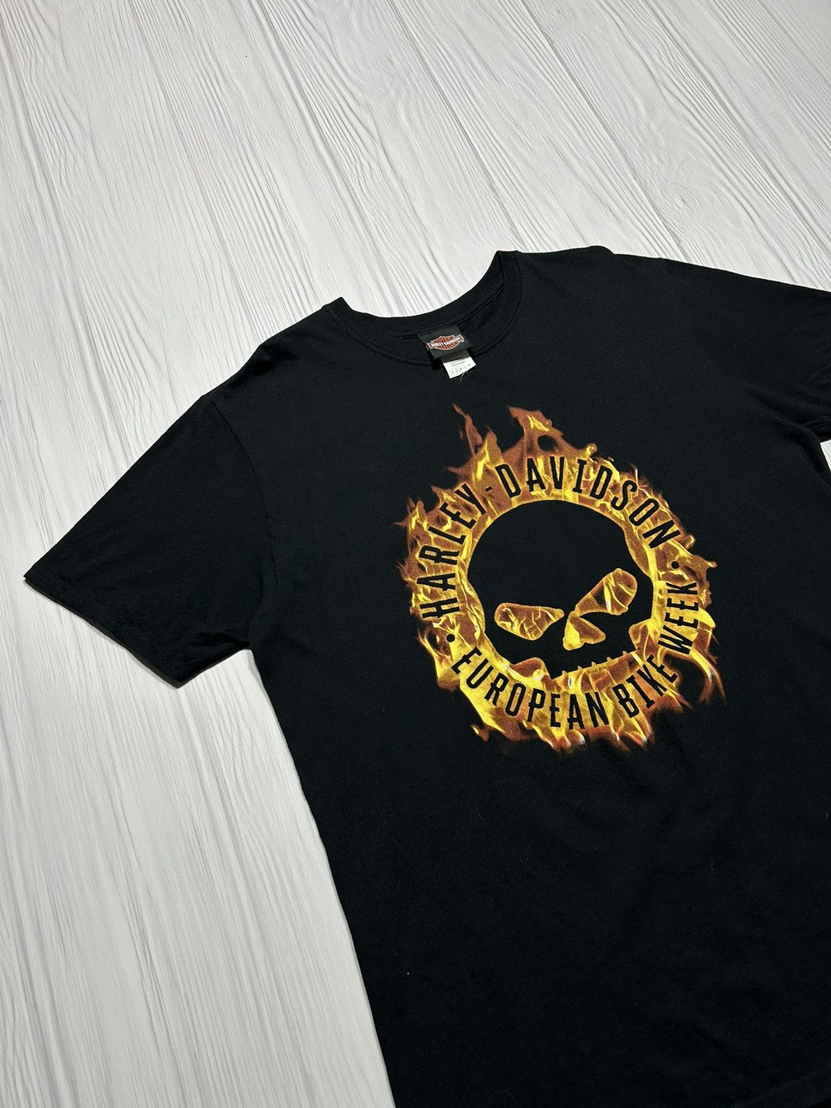 Vintage Harley Davidson Fire Skull Bike Week 2018 T-Shirt Size US L / EU 52-54 / 3 - 3 Thumbnail
