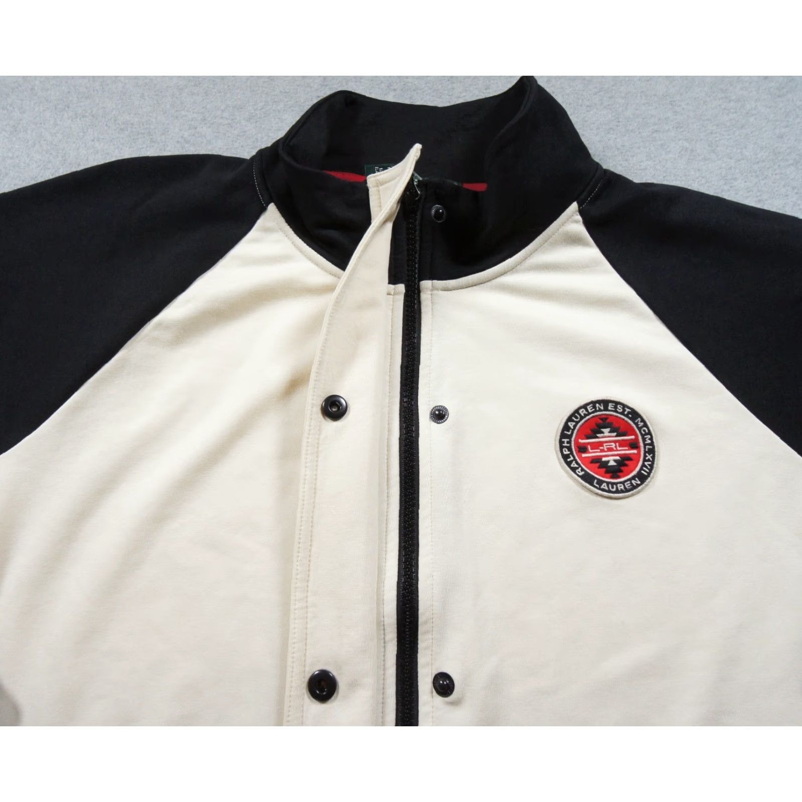 Ralph Lauren Lauren Ralph Lauren Jacket Womens XL Black Cream Full Zip LRL Active Colorblock Jacket Size XL / US 12-14 / IT 48-50 - 5 Thumbnail