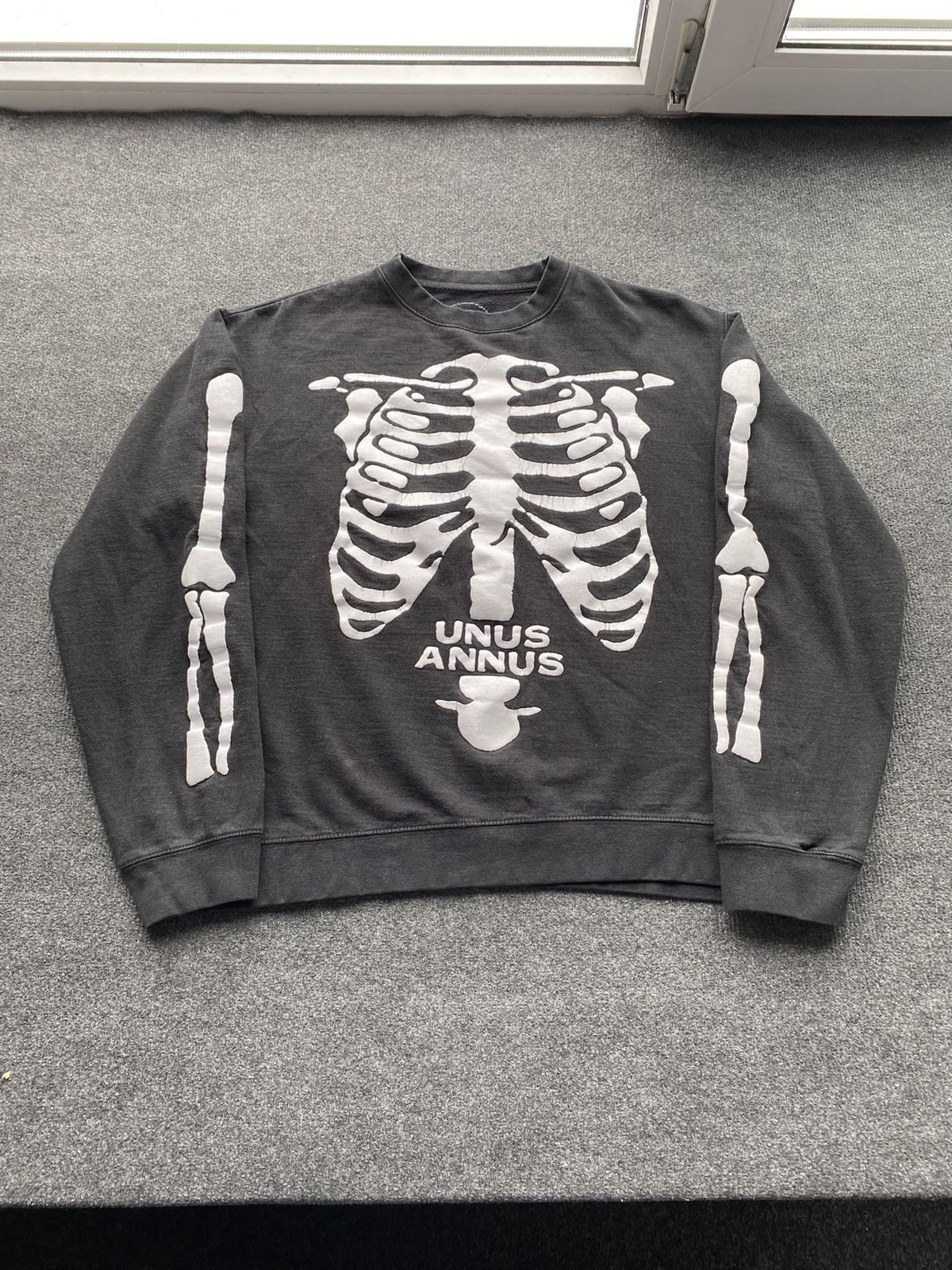 Other 🔥Unus Annus Skeleton Independent Faded black sweatshirt rare Size US M / EU 48-50 / 2 - 1 Thumbnail