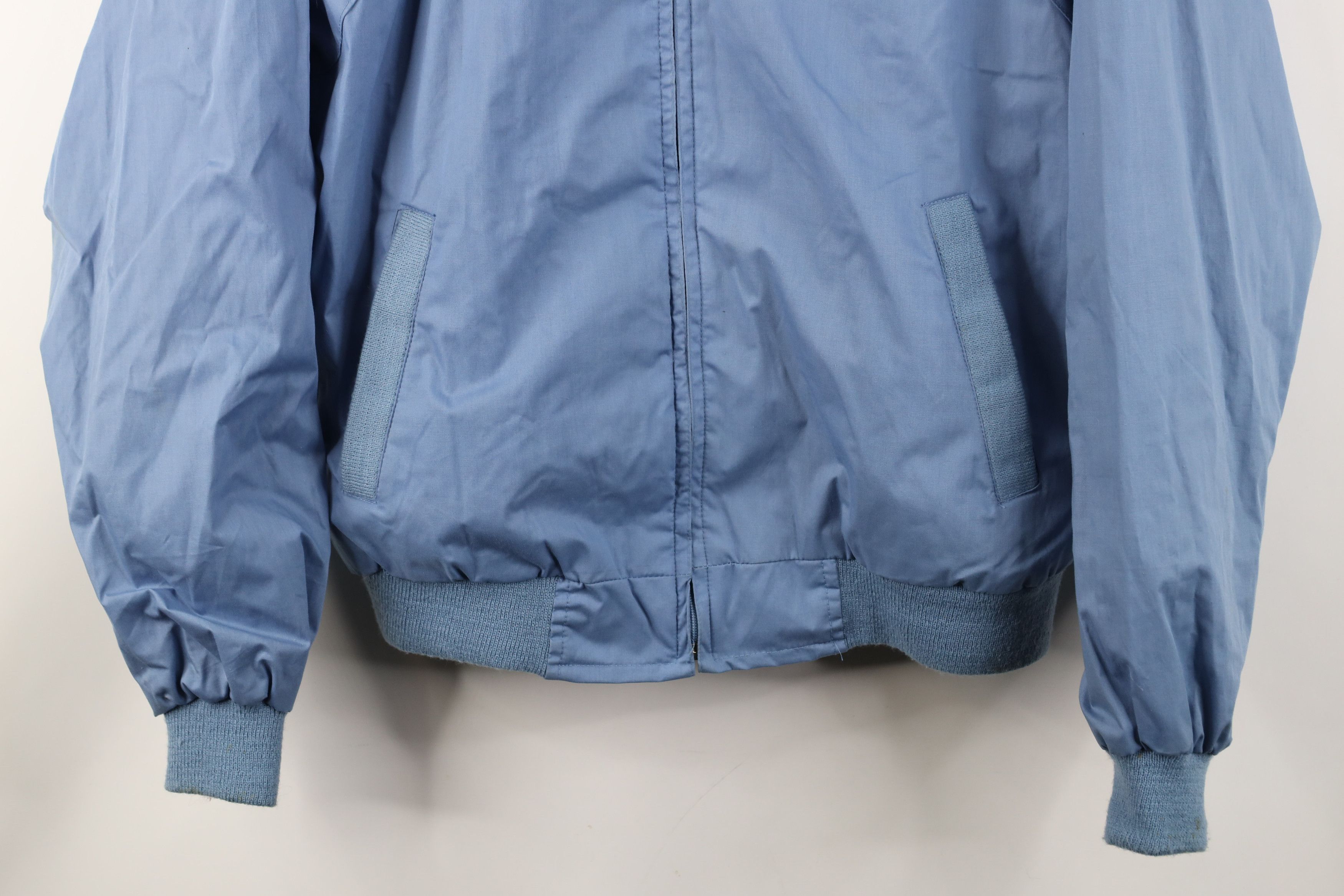 Vintage Vintage 80s 90s Streetwear Cafe Racer Bomber Jacket Blue Size US M / EU 48-50 / 2 - 3 Thumbnail