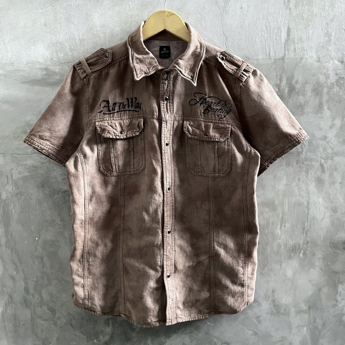 If Six Was Nine 🔥Semantic Design tie dye pattern embroidery shirt Size US L / EU 52-54 / 3 - 1 Thumbnail