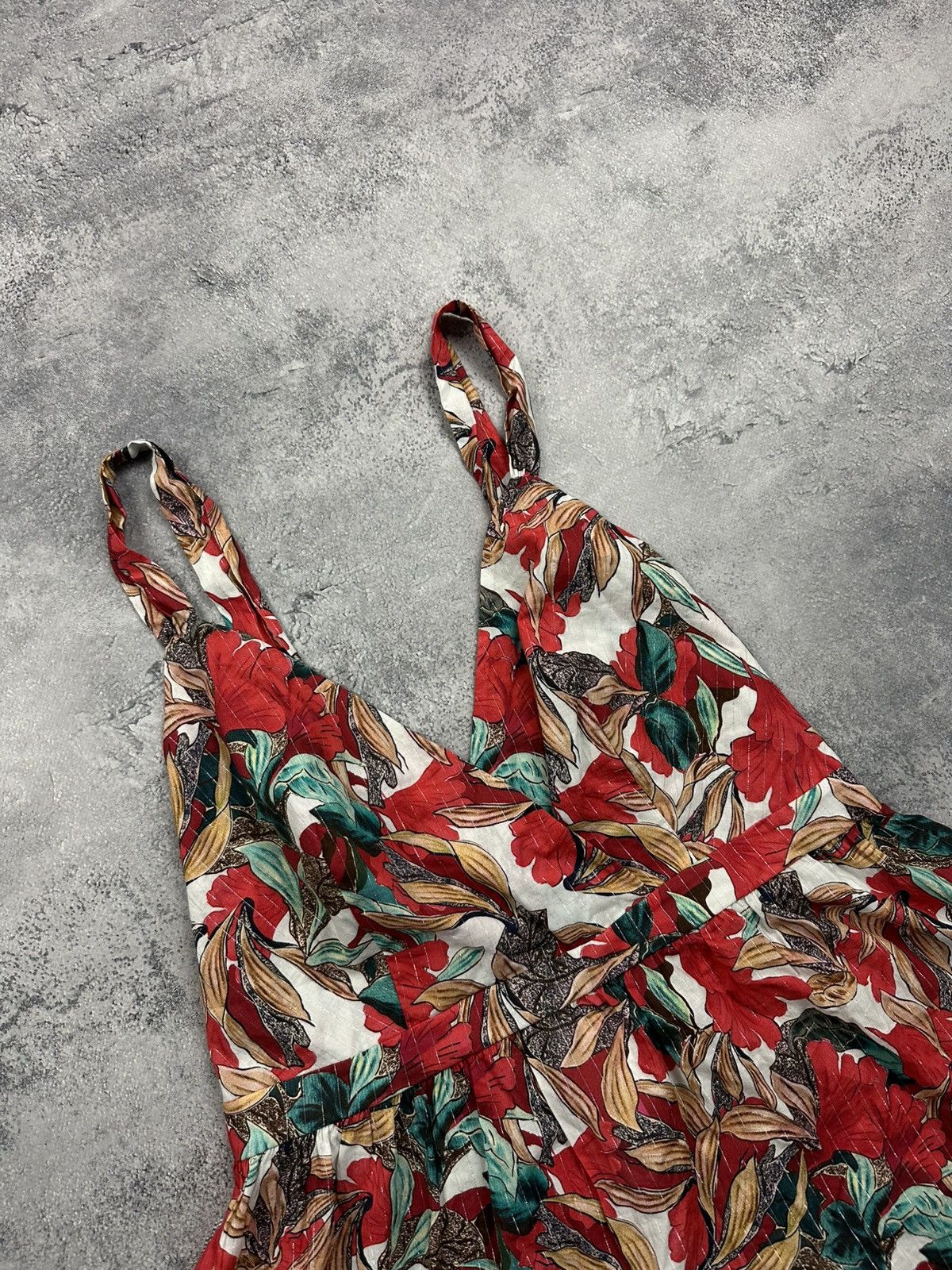 Other Rinascimento Flower Print Summer Blouse Top Made in Italy L Size L / US 10 / IT 46 - 6 Thumbnail