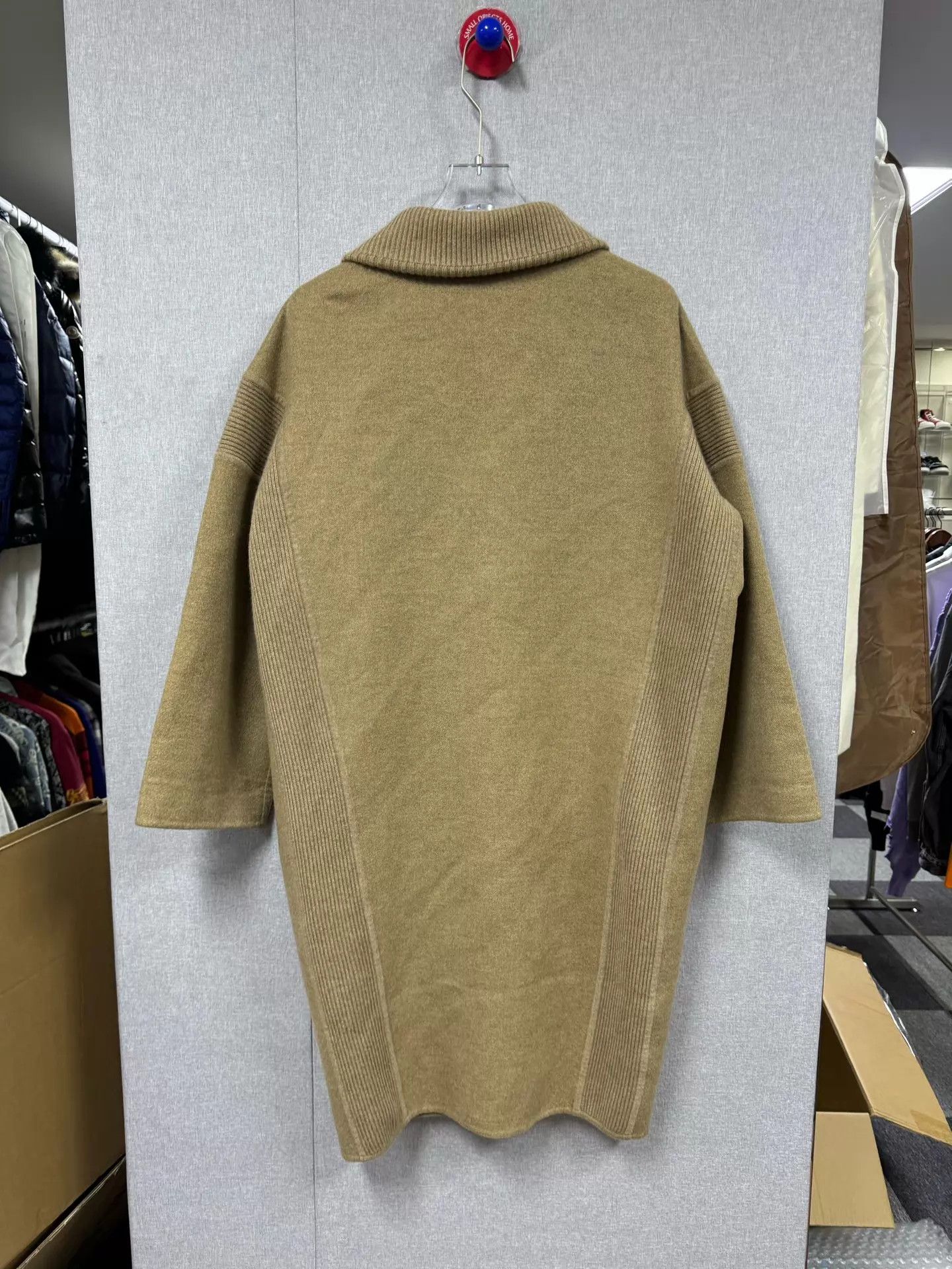 Hermes Hermès camel colorblock leather shaped coat Size XS / US 0-2 / IT 36-38 - 2 Thumbnail