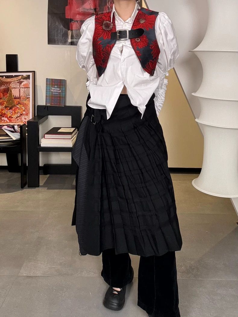 Comme des Garcons Comme Des Garcons size M Multi-layer material asymmetric h Size 24" / US 00 / IT 34 - 4 Thumbnail