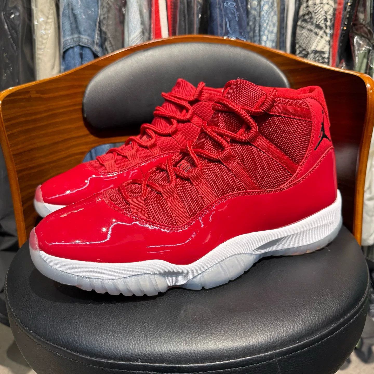 Nike Nike AJ11 Red Lowtop Sneakers 46 Men Size US 12 / EU 45 - 1 Thumbnail