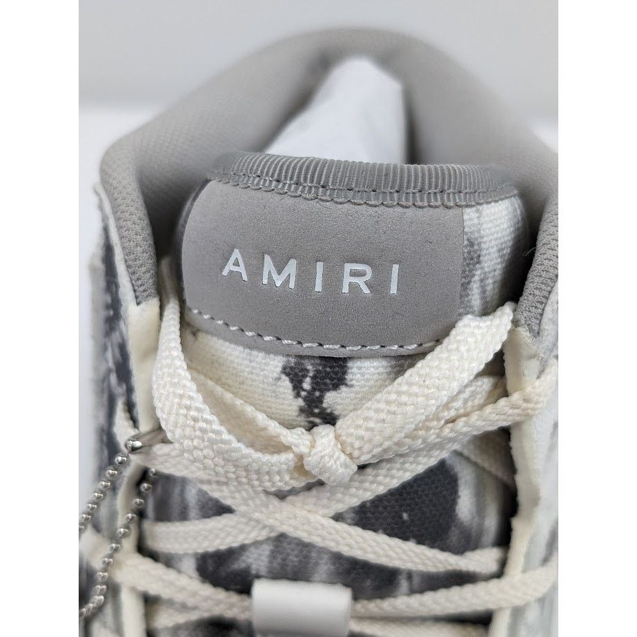 Amiri o1rshd1 Skel High Top Sneakers in Grey Size US 9 / EU 42 - 9 Thumbnail