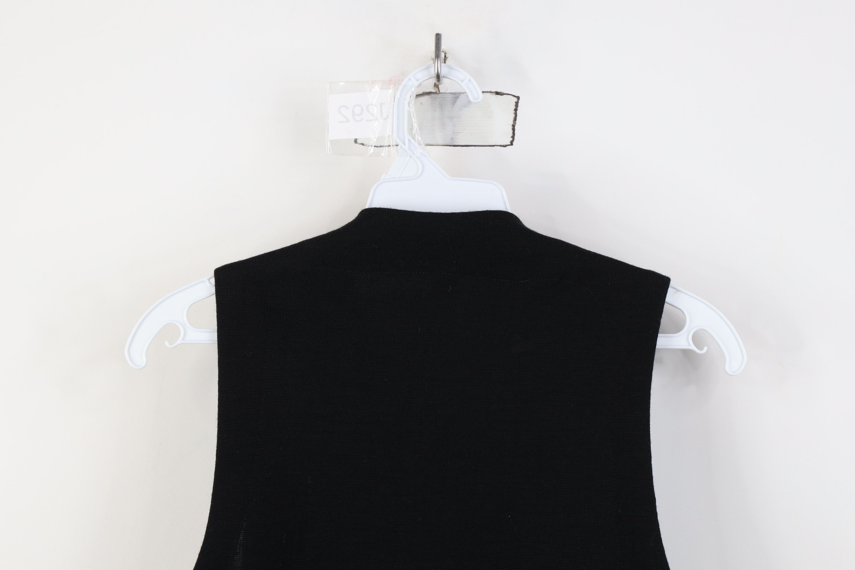 Vintage Vintage 50s Streetwear Blank Wool Suit Vest Jacket Black USA Size US M / EU 48-50 / 2 - 12 Thumbnail