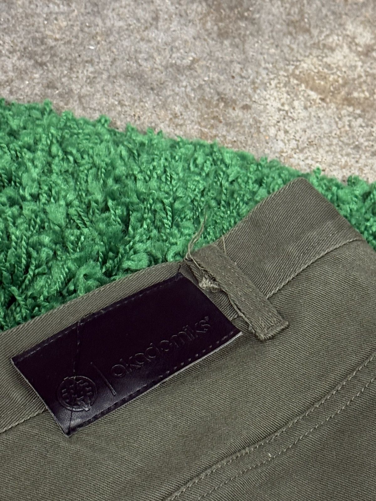 Akademiks Akademiks Olive Green Twill Denim Jeans Sz. 44 Size US 44 / EU 60 - 5 Thumbnail