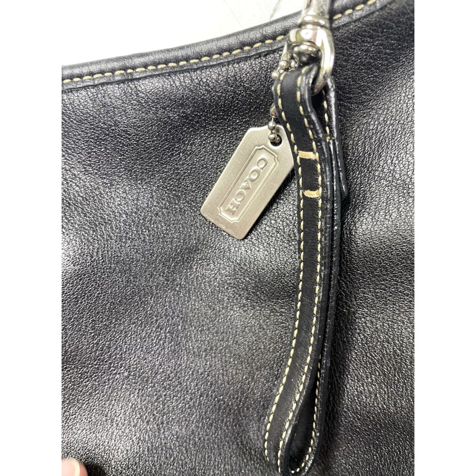VINTAGE Coach Ergo 9221 Black Leather Hobo Shoulder Bag Y2K Slouch 