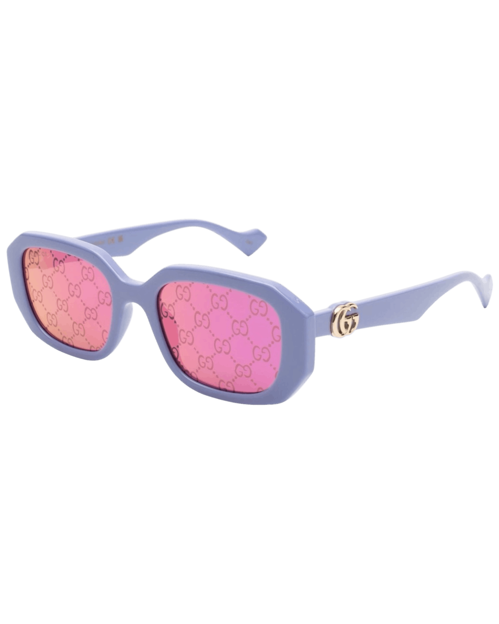 Gucci Gucci GG1535S Violet Mirrored Marmont Sunglasses Size ONE SIZE - 1 Thumbnail