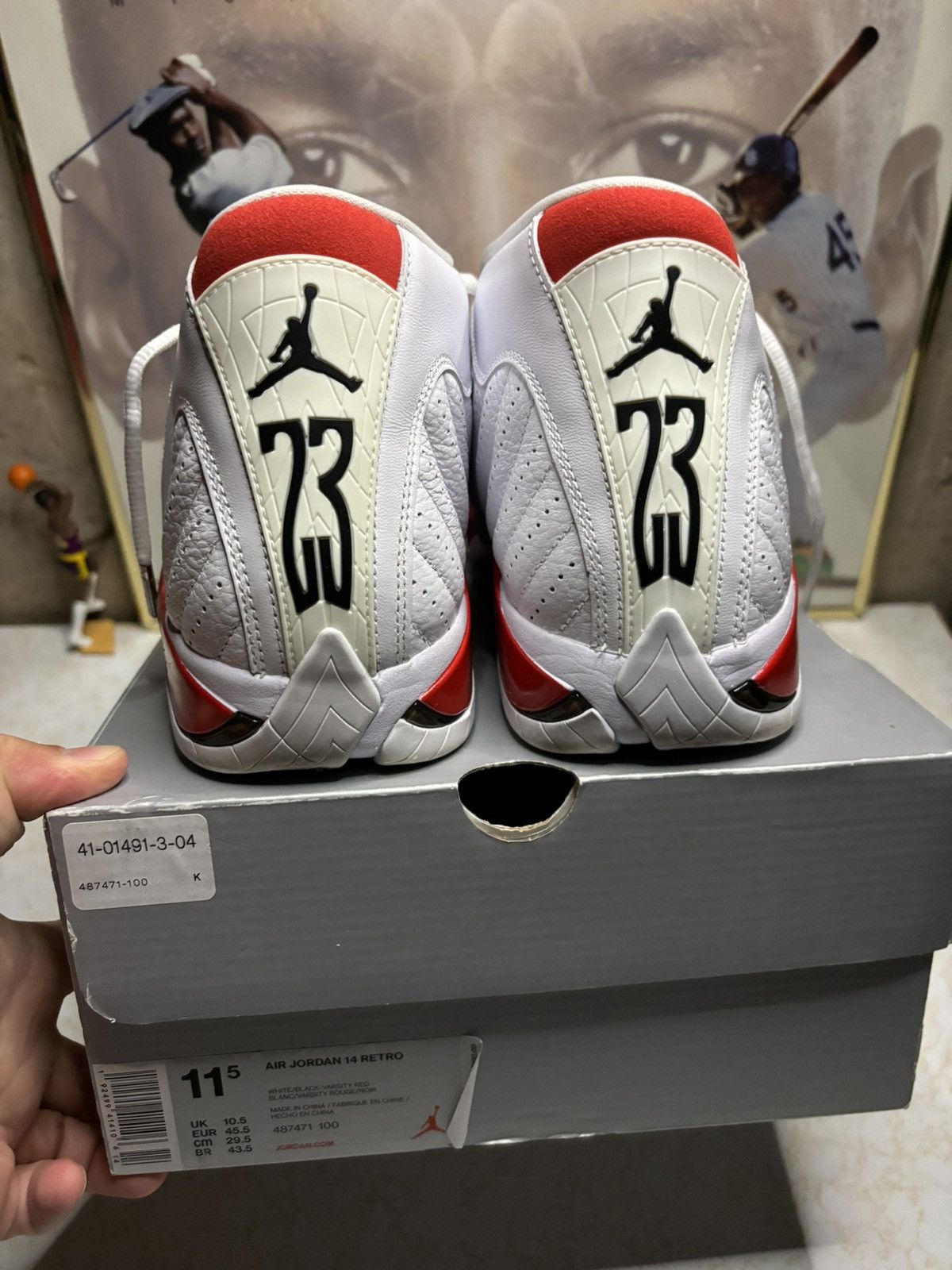 Jordan Brand Jordan Retro 14 ‘Candy Cane’ Size US 11.5 / EU 44-45 - 7 Thumbnail