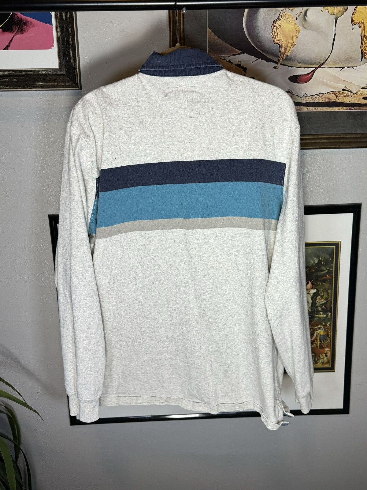 L.L. Bean Vintage L.L. Bean Rugby Shirt Size US L / EU 52-54 / 3 - 2 Thumbnail