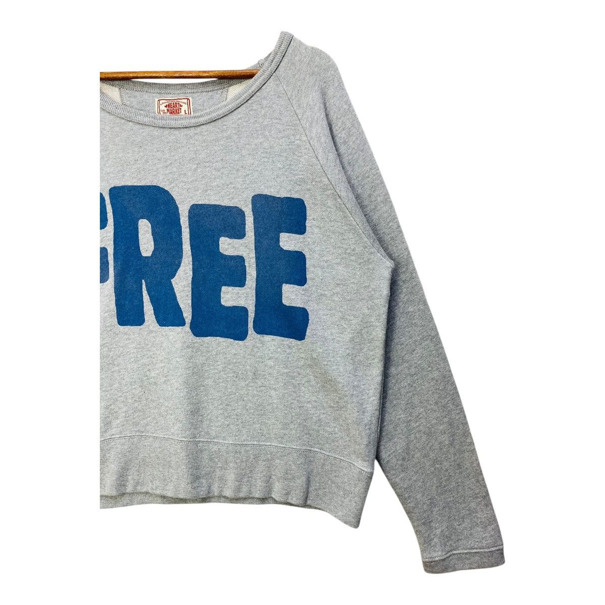 Japanese Brand Japanese Brand Heart Market Women Sweatshirt Crewneck Size L Size L / US 10 / IT 46 - 3 Thumbnail