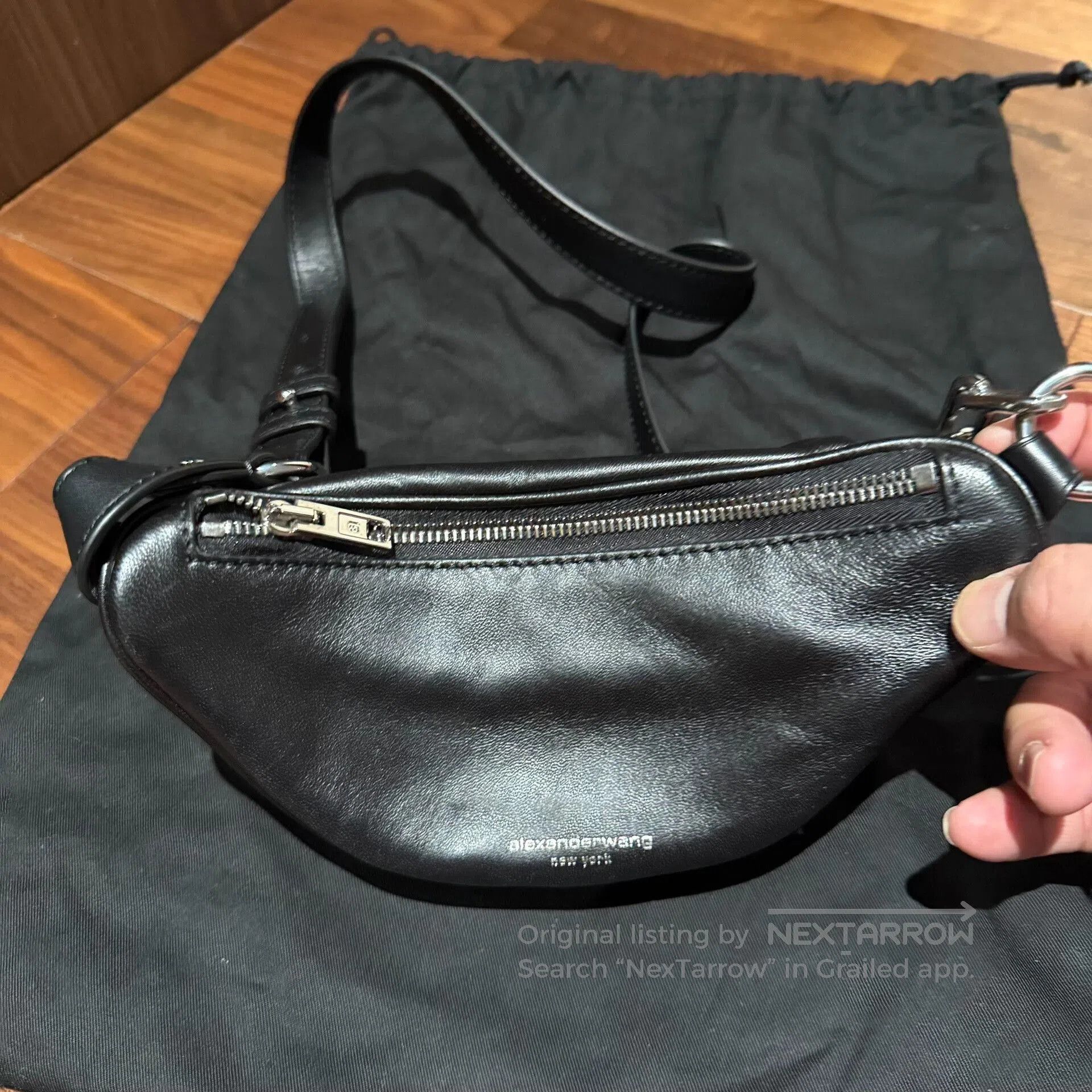 Alexander Wang Alexander Wang Mini Leather Waist Bag. Size ONE SIZE - 6 Thumbnail