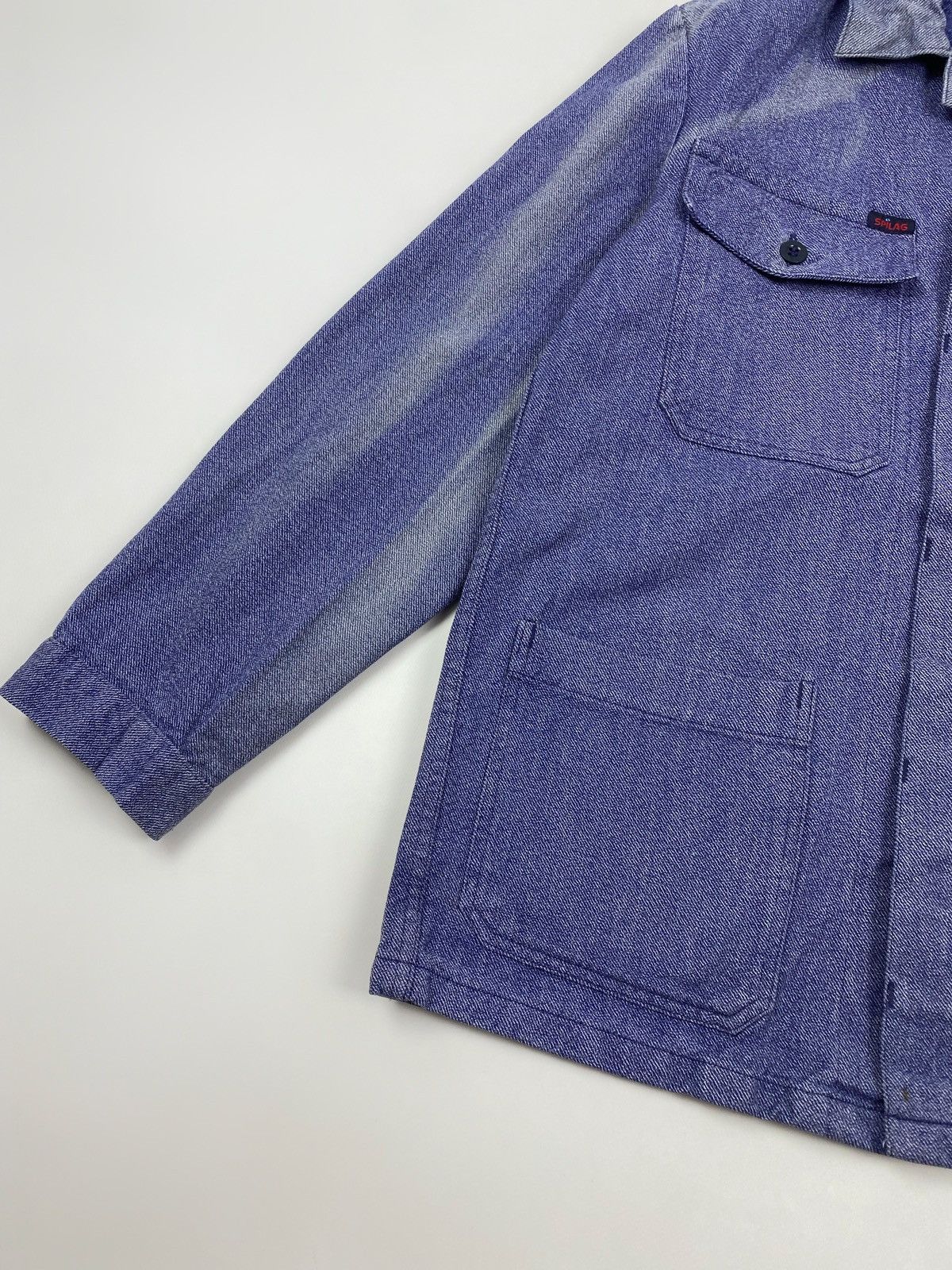Vintage 1980’s Vintage Sun Faded Spilag Chore Work Jacket Size US M / EU 48-50 / 2 - 4 Thumbnail