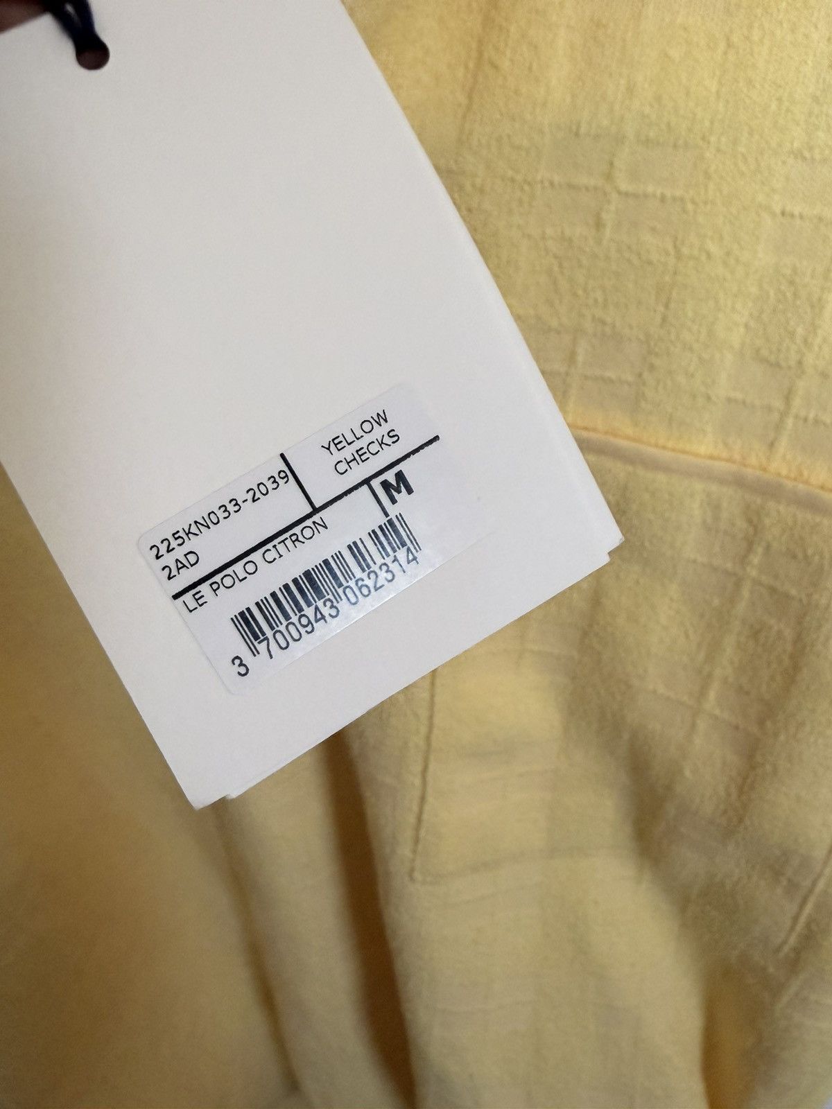Jacquemus Jacquemus Le Polo Citron Size US M / EU 48-50 / 2 - 13 Thumbnail