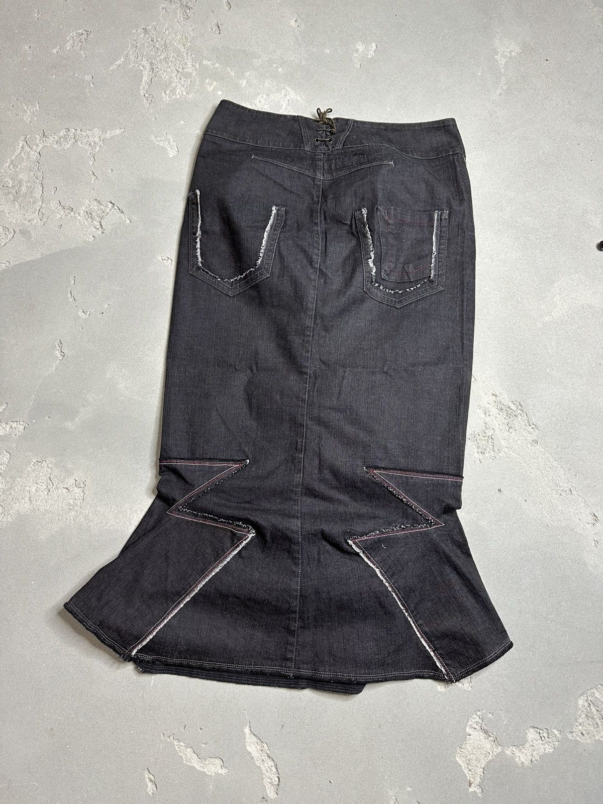 Marithe + Francois Girbaud × Vintage martine francois girbaud skirt vintage 00s Size 32" / US 10 / IT 46 - 4 Thumbnail