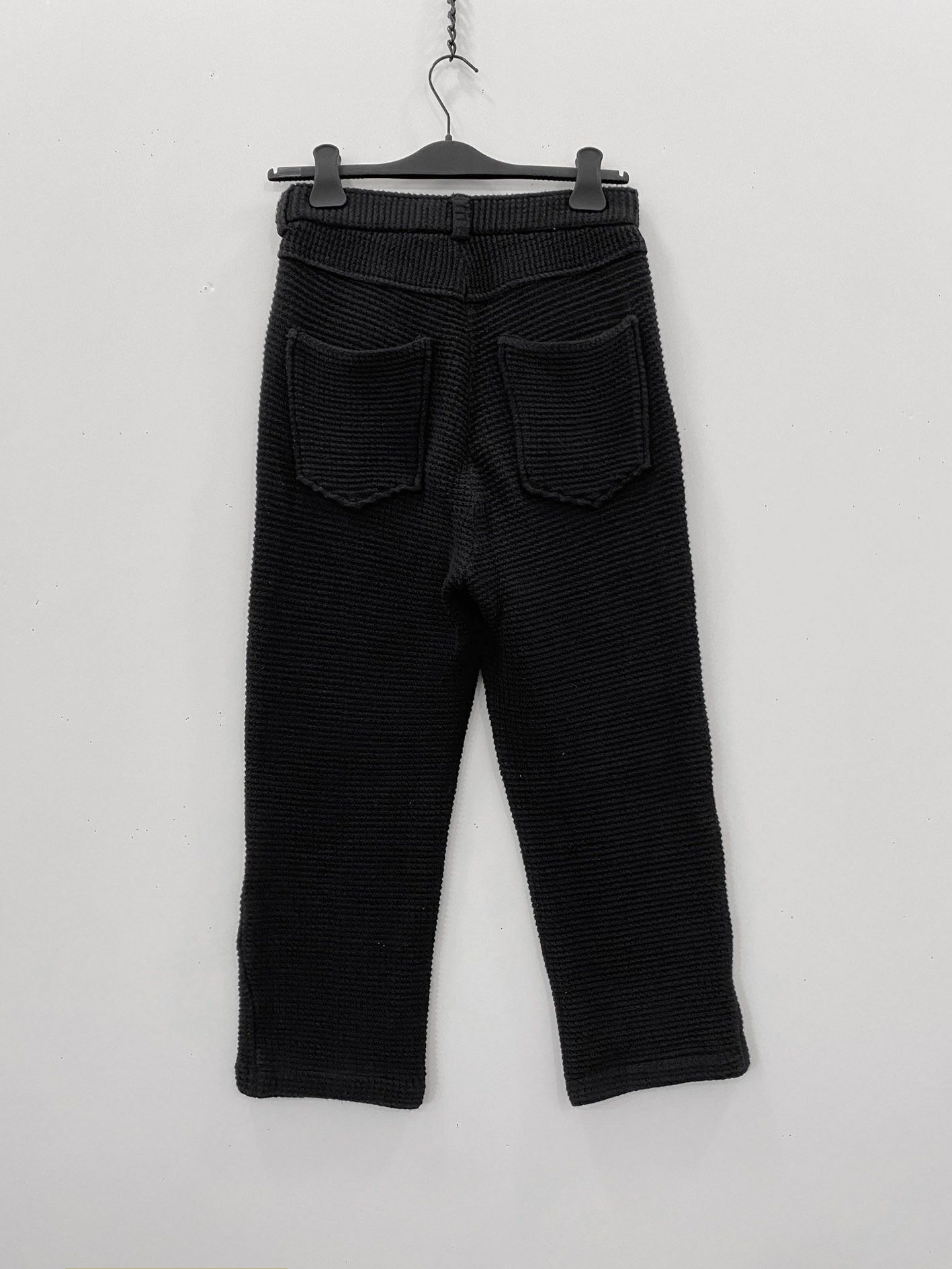 YOKO SAKAMOTO Yoko Sakamoto black knit pants Size 28" / US 6 / IT 42 - 3 Thumbnail